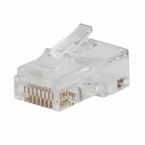 Klein Tools VDV826-729 Pass-Thru Modular Data Plugs CAT6, 10-Pack