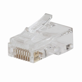 Klein Tools VDV826-763 Pass-Thru Modular Data Plugs, CAT6, 200-Pack