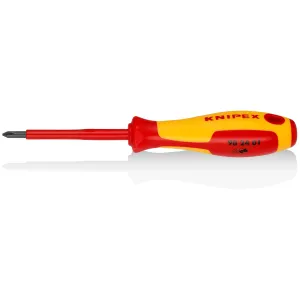 Knipex 98 24 01 Phillips Screwdriver, 3 1/4"-1000V Insulated, P1