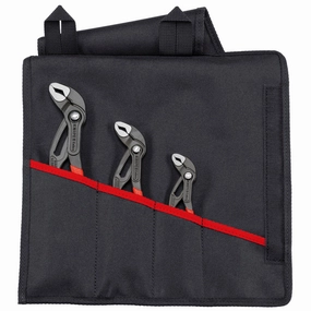 Knipex 00 19 55 S8 3 Pc Cobra Set in Tool Roll