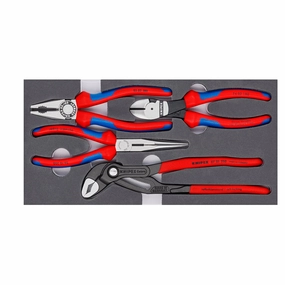 Knipex 00 20 01 V15 4 Pc Basic Pliers Set in Foam Tray