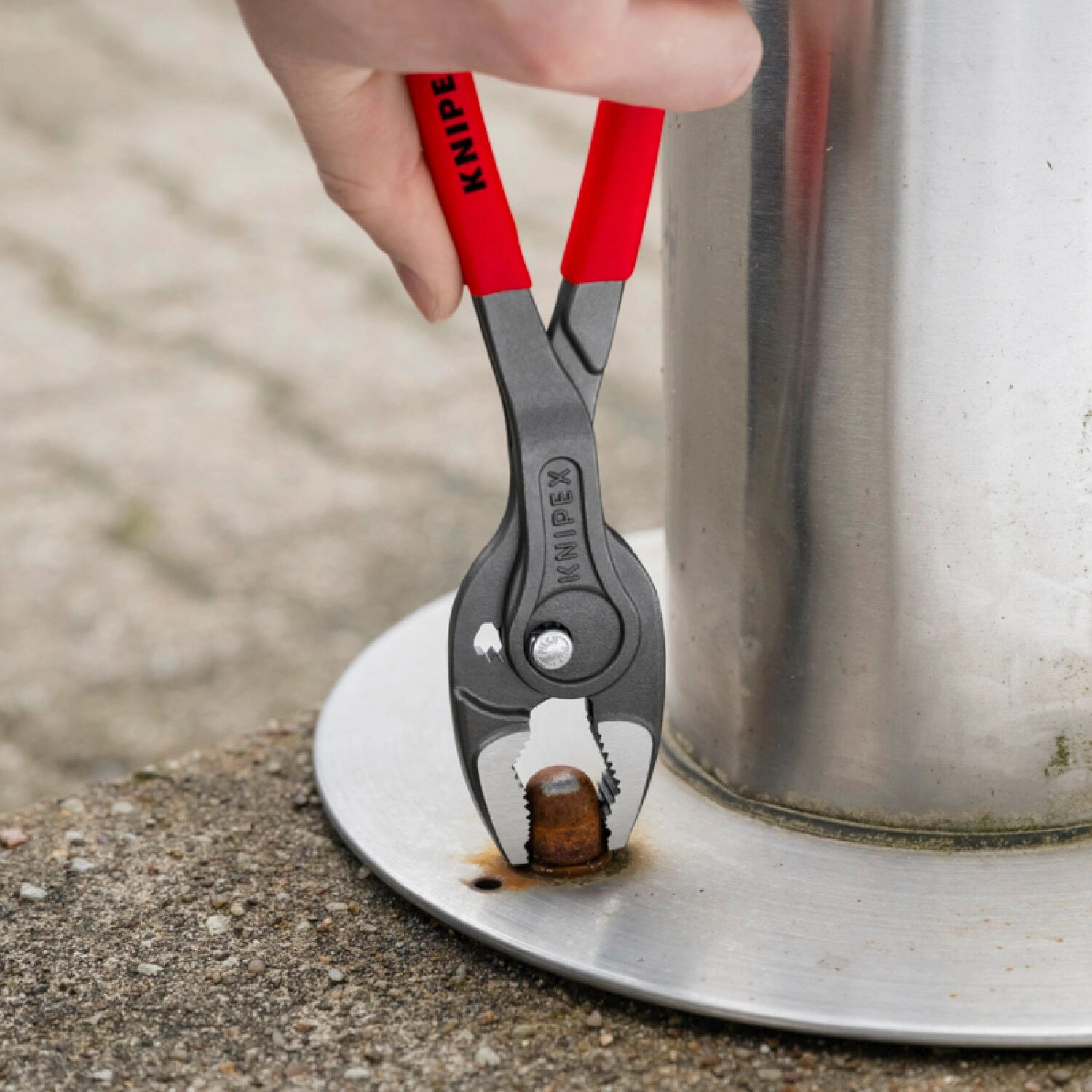 Knipex 00 20 06 US4 3 Pc TwinGrip Pliers Set, Plastic Dipped (6", 8", 10")