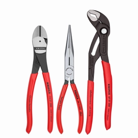 Knipex 00 20 08 US2 3 Pc Universal Set with Cobra Pliers