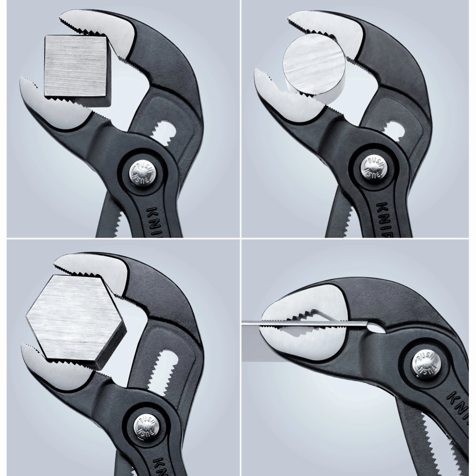 Knipex 00 20 72 V06 2 Pc Mini Pliers in Belt Pouch - Cobra and Needle-Nose
