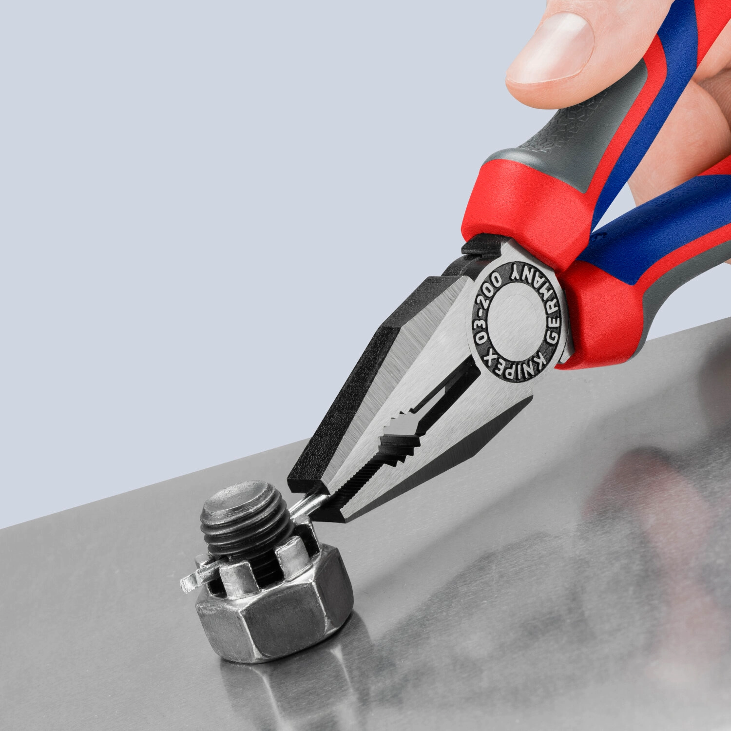 Knipex 03 02 200 KnipeXtend Combination Pliers, 8"