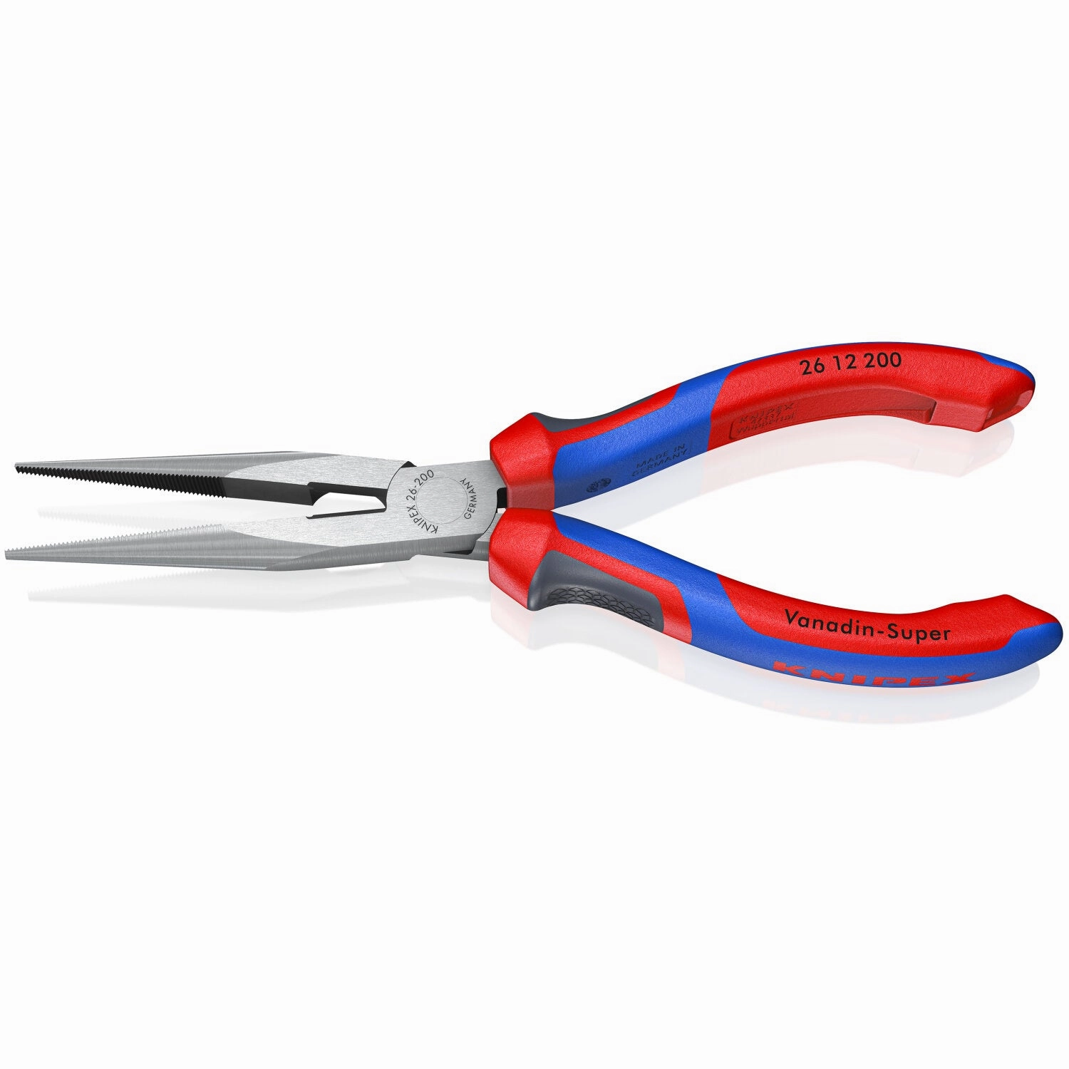 Knipex 26 12 200 KnipeXtend Long Nose Pliers with Cutter, 8"