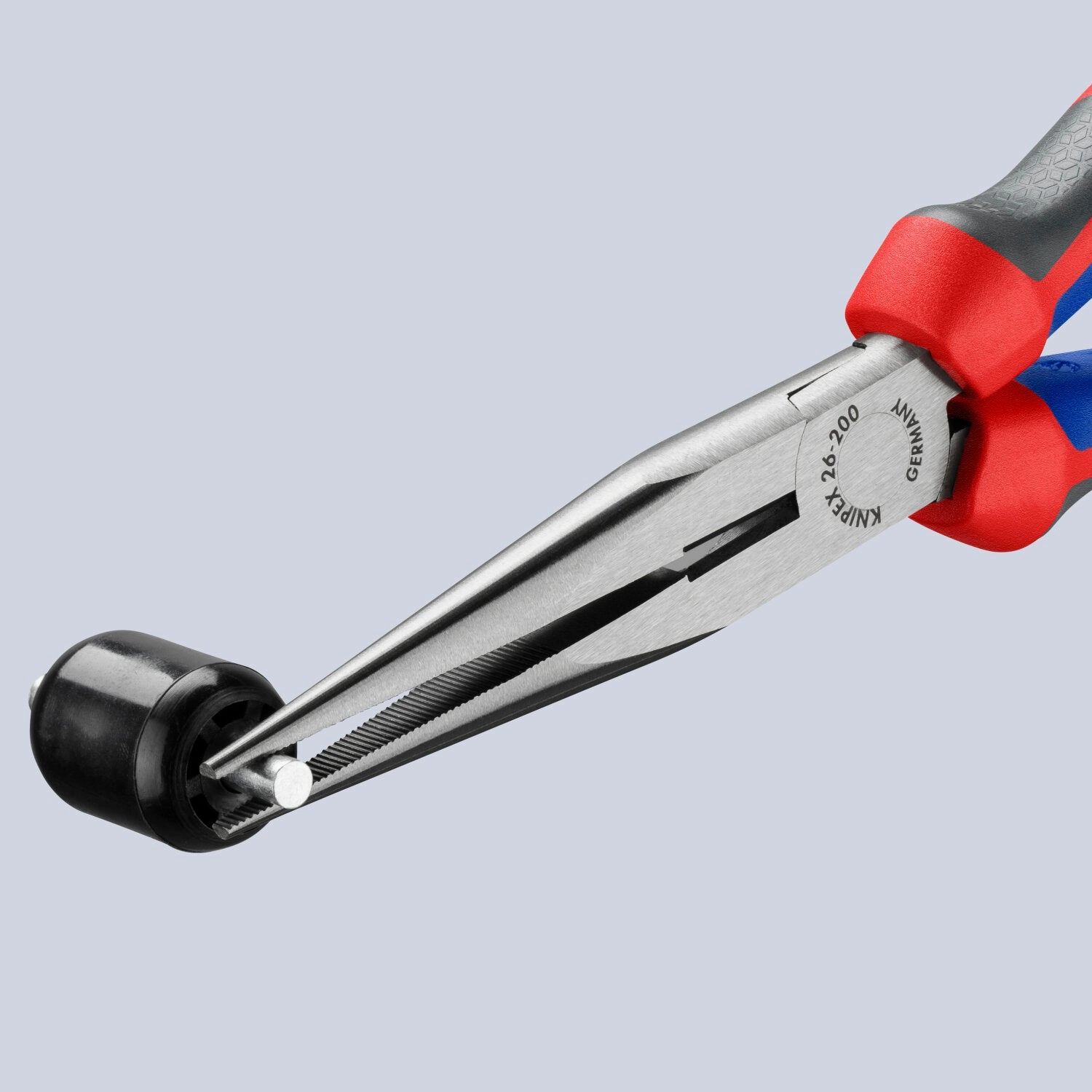 Knipex 26 12 200 KnipeXtend Long Nose Pliers with Cutter, 8"