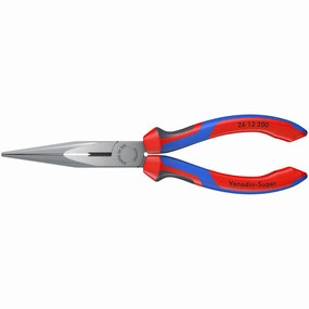 Knipex 26 12 200 SBA KnipeXtend Long Nose Pliers with Cutter, 8"