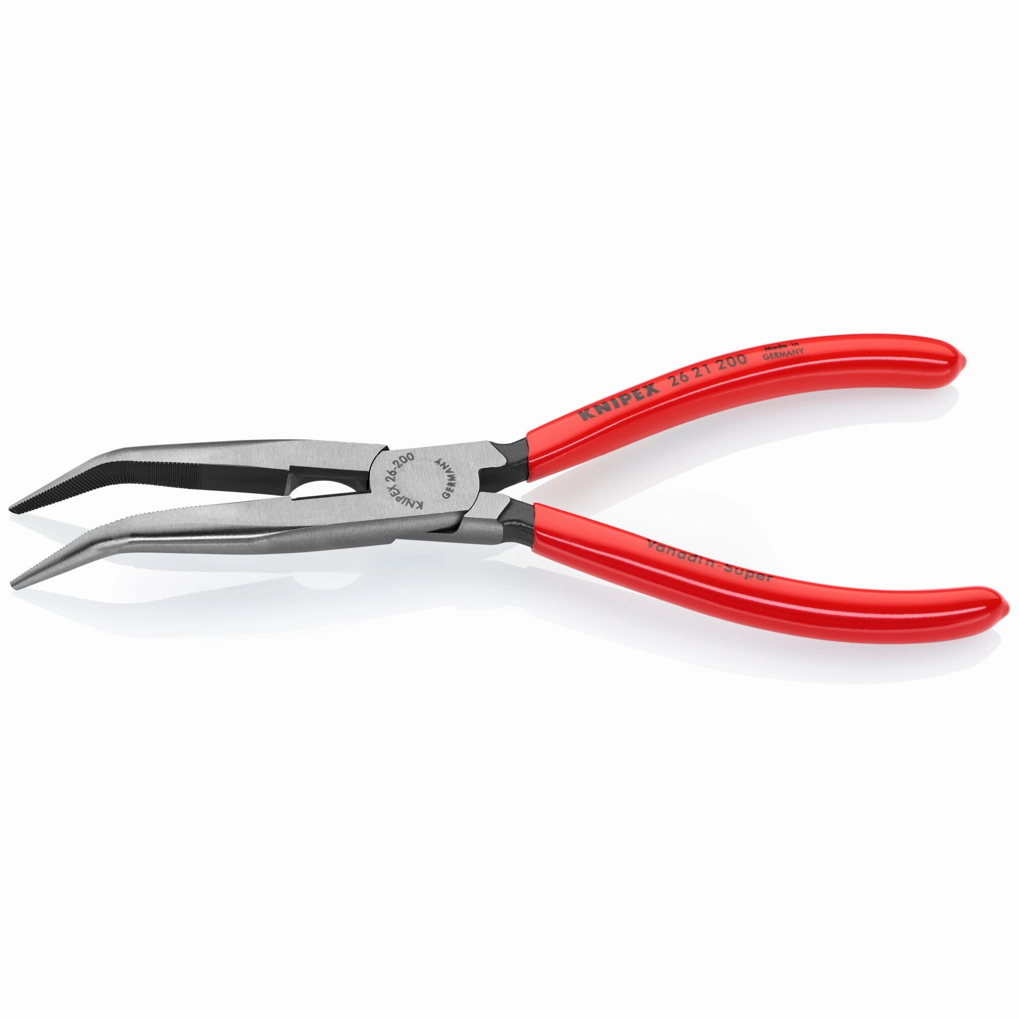 Knipex 26 21 200 8" Long Nose 40 Angled Pliers with Cutter