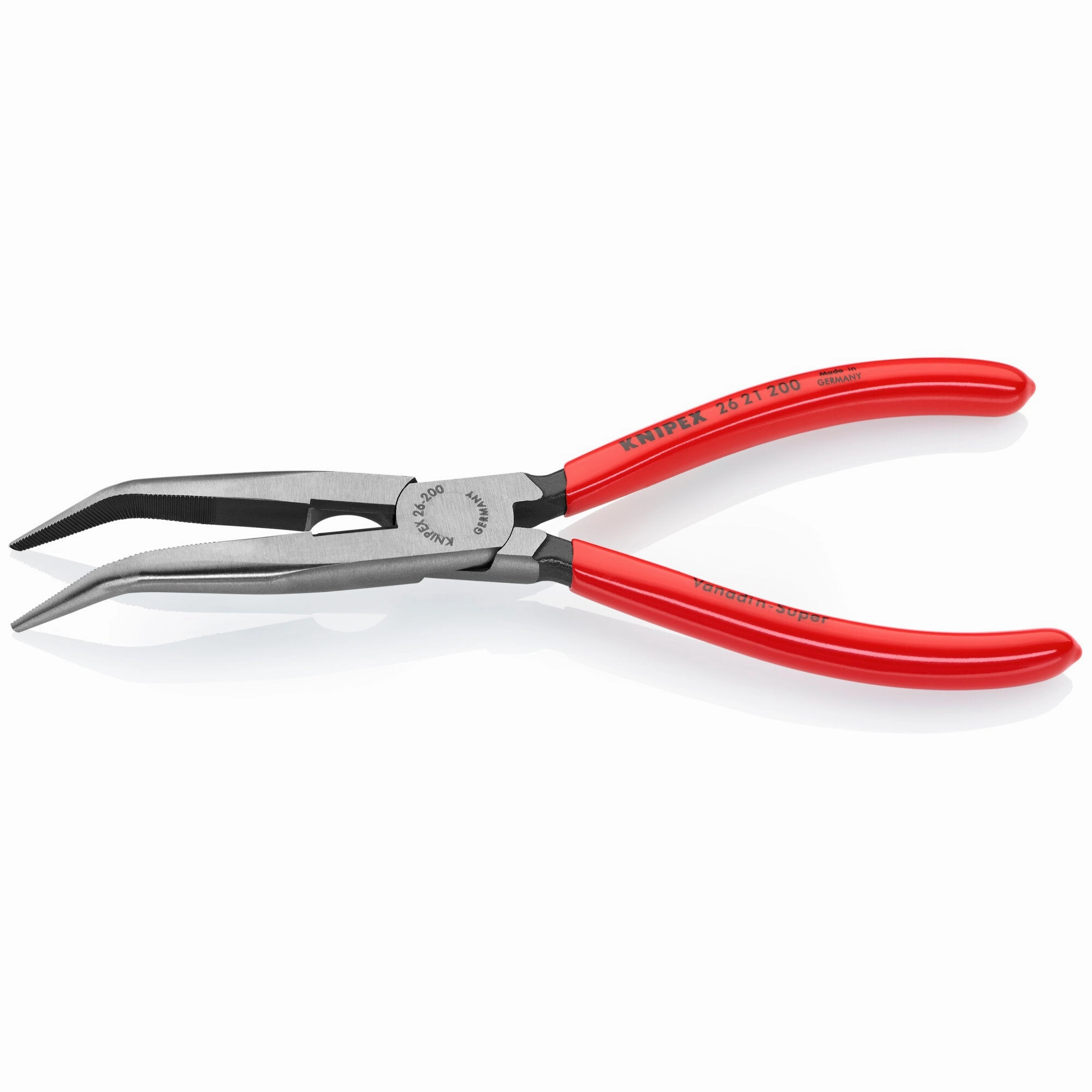 Knipex 26 21 200 SBA 8" Long Nose 40 Angled Pliers with Cutter
