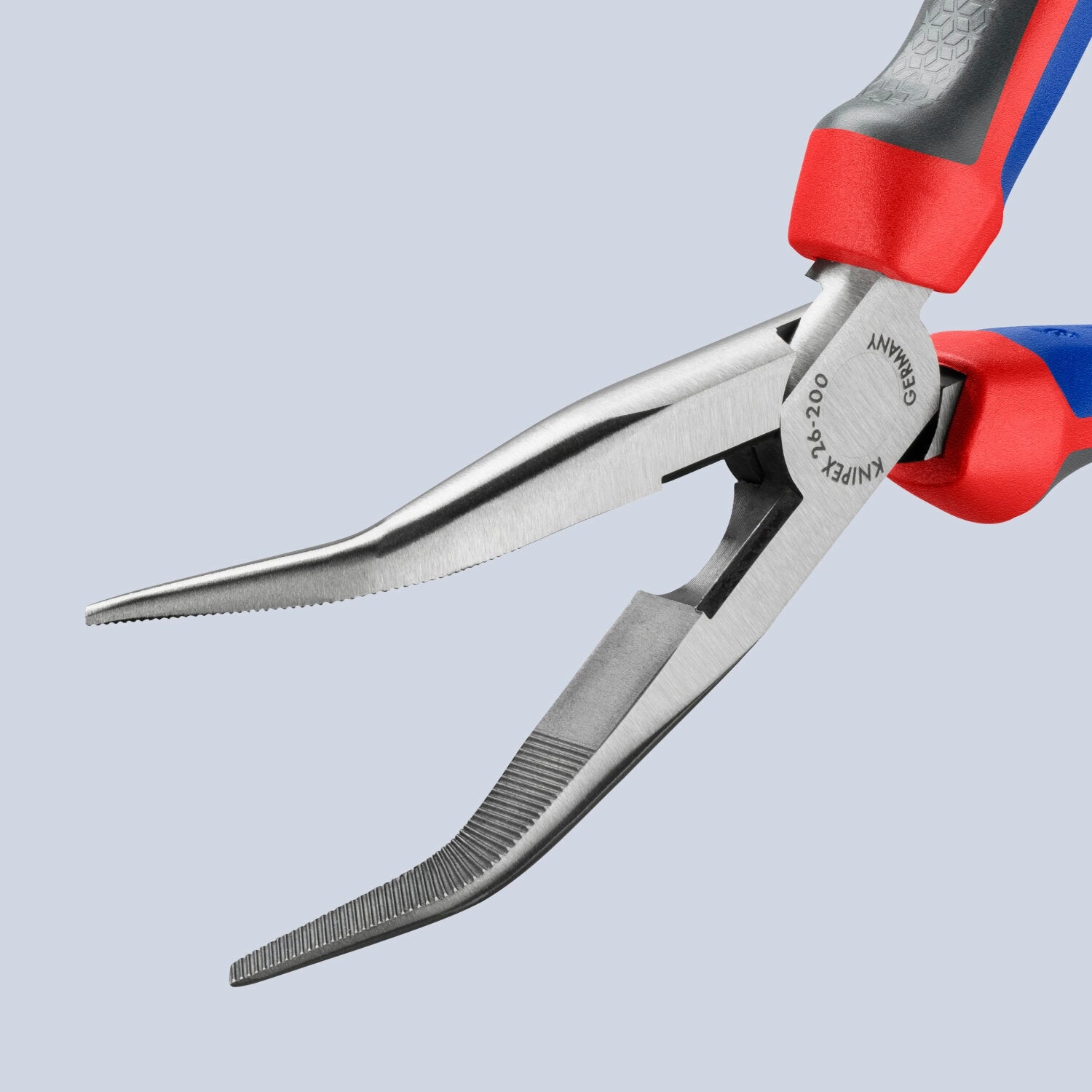 Knipex 26 22 200 KnipeXtend Long Nose 40 Angled Pliers with Cutter, 8"