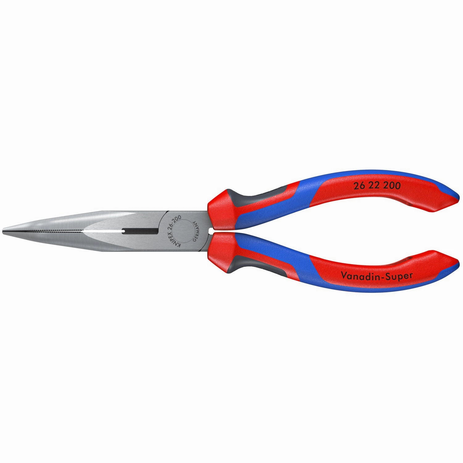 Knipex 26 22 200 KnipeXtend Long Nose 40 Angled Pliers with Cutter, 8"