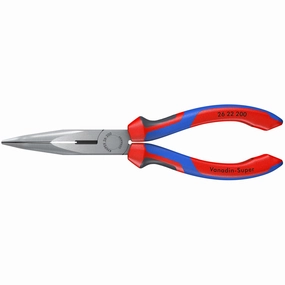 Knipex 26 22 200 KnipeXtend Long Nose 40 Angled Pliers with Cutter, 8"
