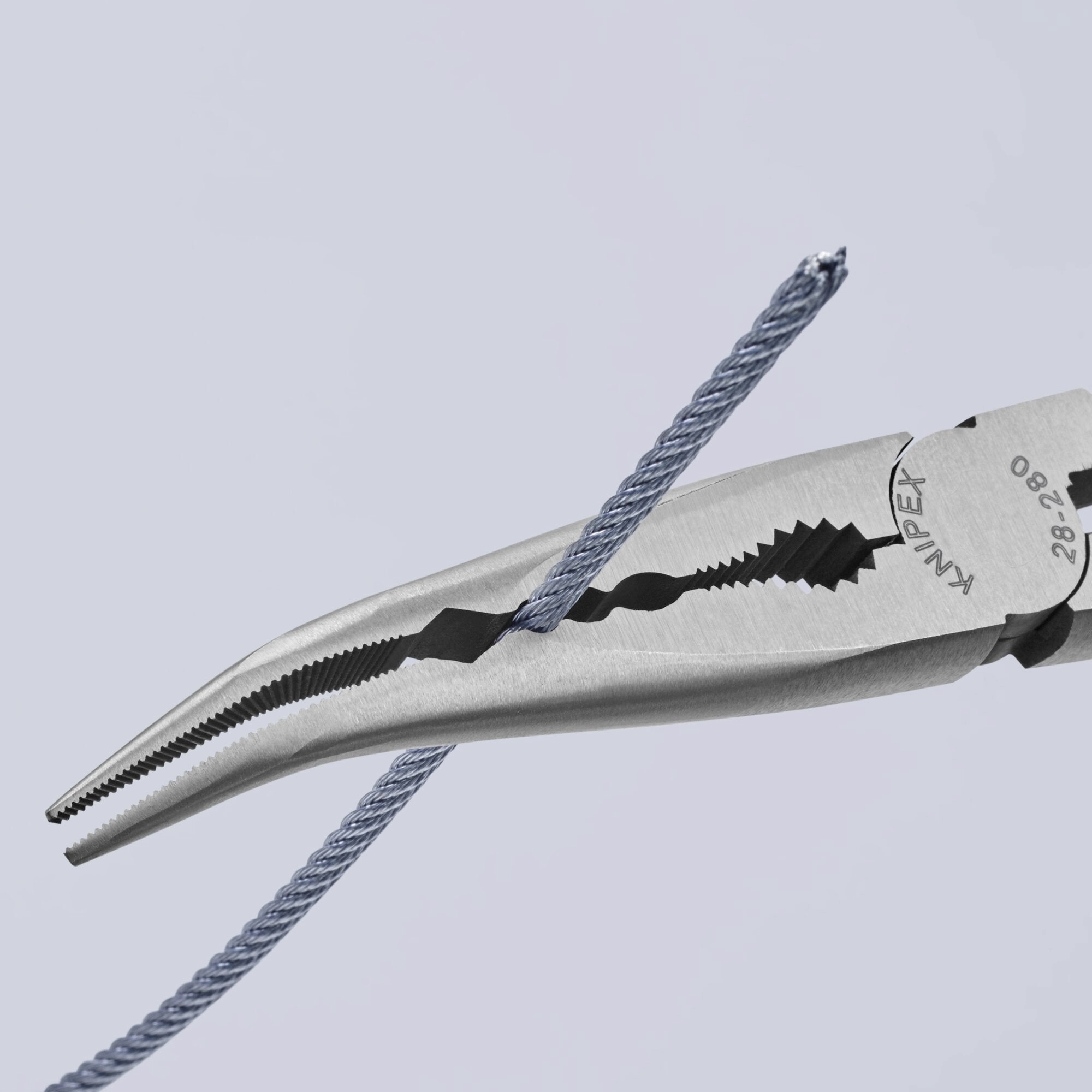 Knipex 28 81 280 11" Extra Long Needle-Nose 45 Angled Pliers