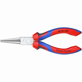 Knipex 30 35 160 KnipeXtend Long Nose Pliers - Round Tips, 6 1/4"
