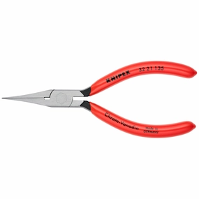 Knipex 32 21 135 5 1/4" Long Nose Relay Adjusting Pliers-Flat Tips
