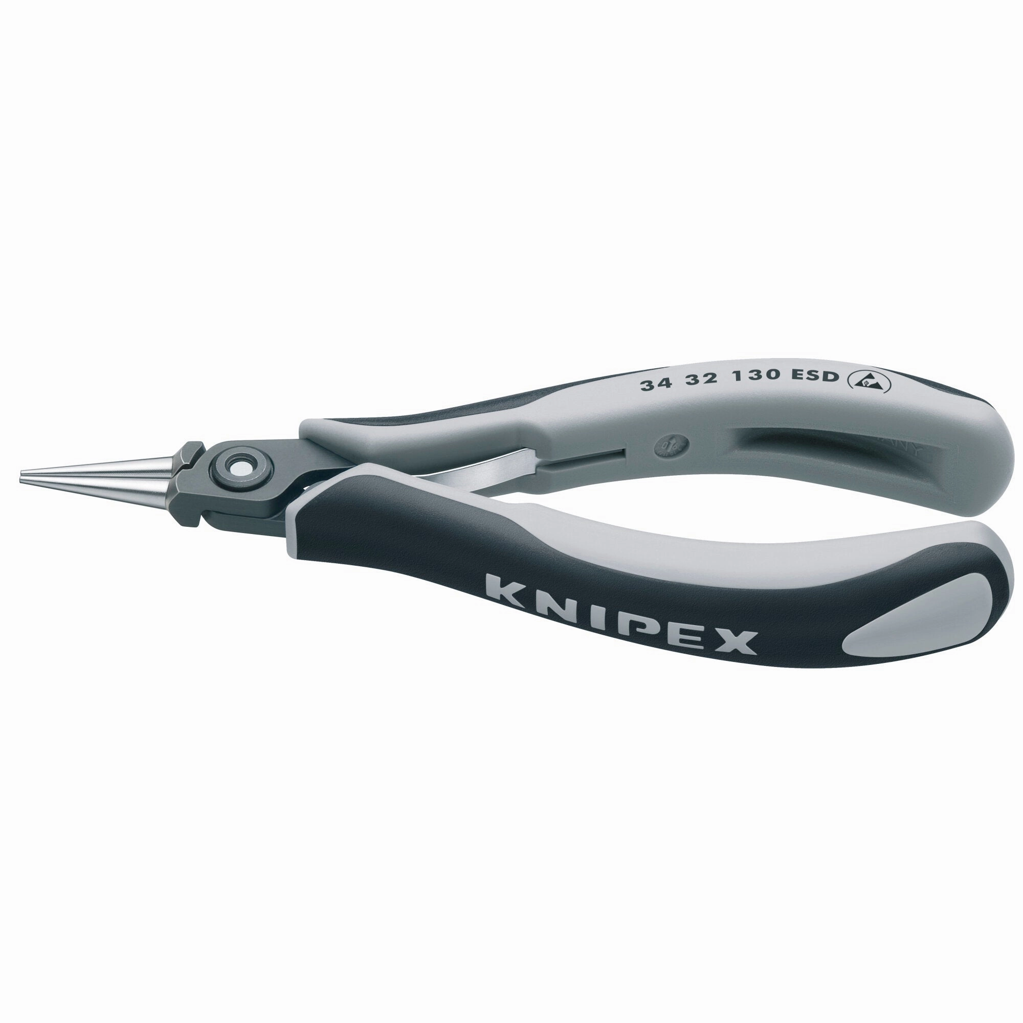 Knipex 34 32 130 ESD 5 1/4" Electronics Pliers-Round Tips, ESD Handles