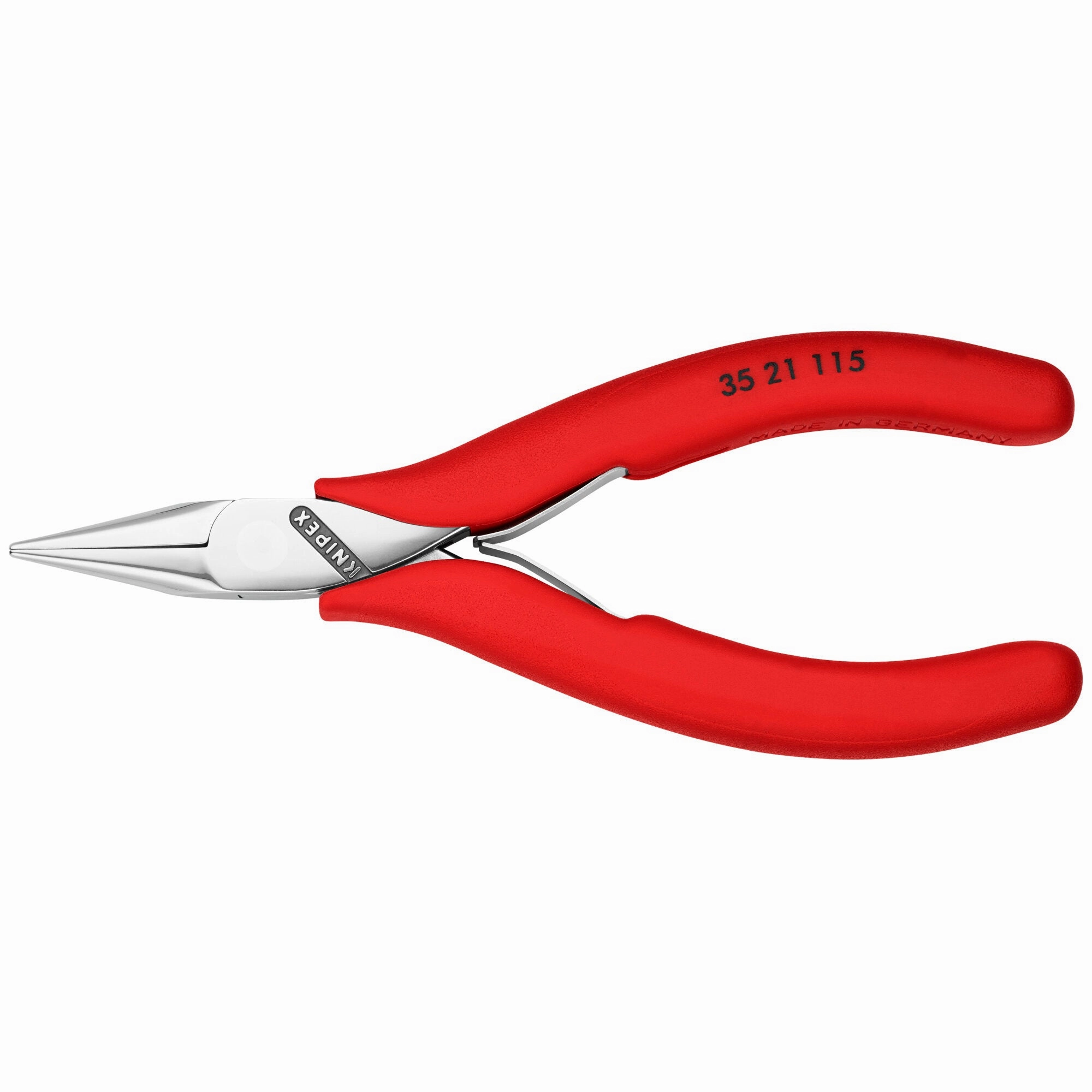 Knipex 35 21 115 4 1/2" Electronics Gripping Pliers-Half Round Tips