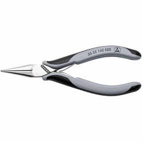 Knipex 35 52 145 ESD 5 3/4" Electronics Pliers-Flat Tips, ESD Handles