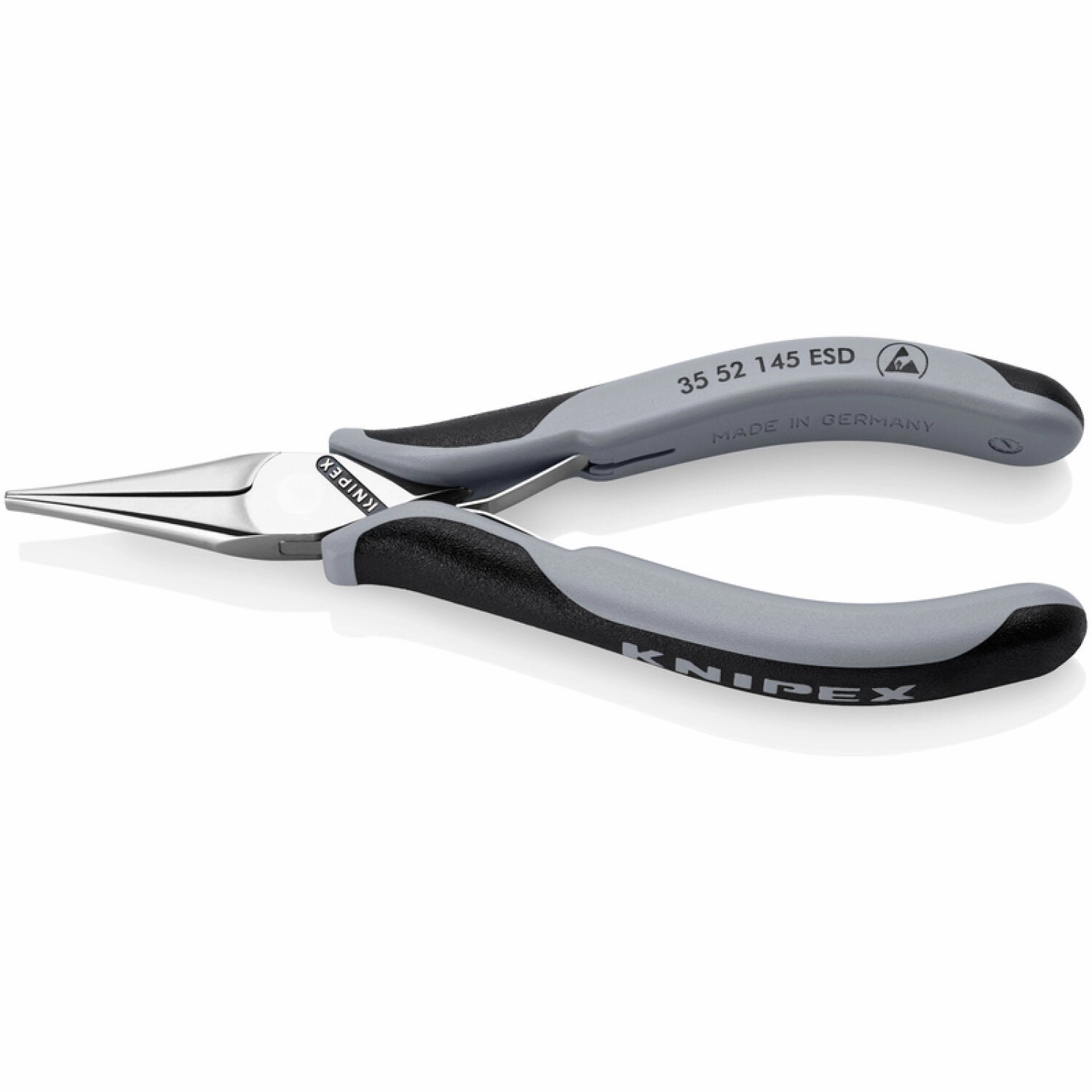Knipex 35 52 145 ESD 5 3/4" Electronics Pliers-Flat Tips, ESD Handles