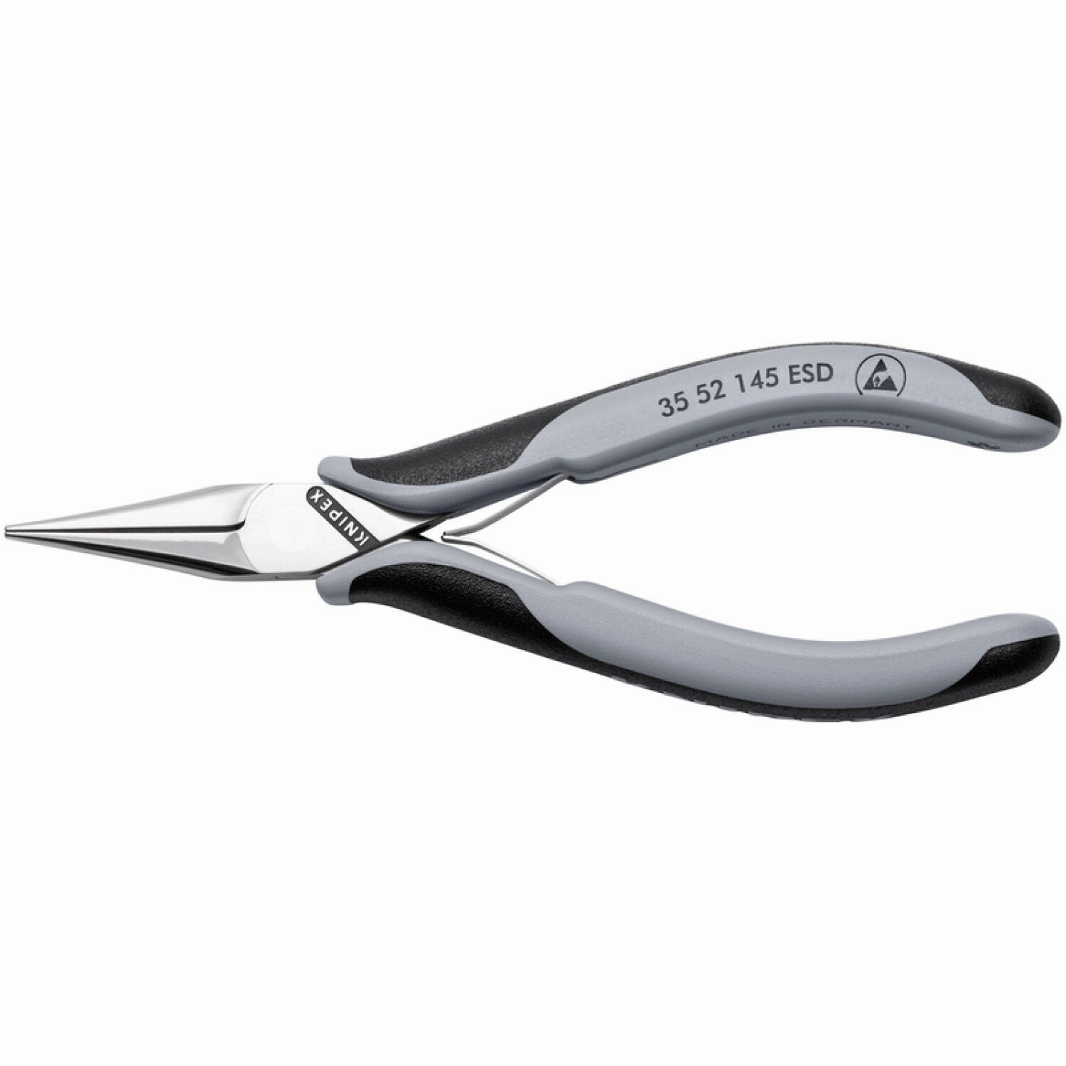 Knipex 35 52 145 ESD 5 3/4" Electronics Pliers-Flat Tips, ESD Handles