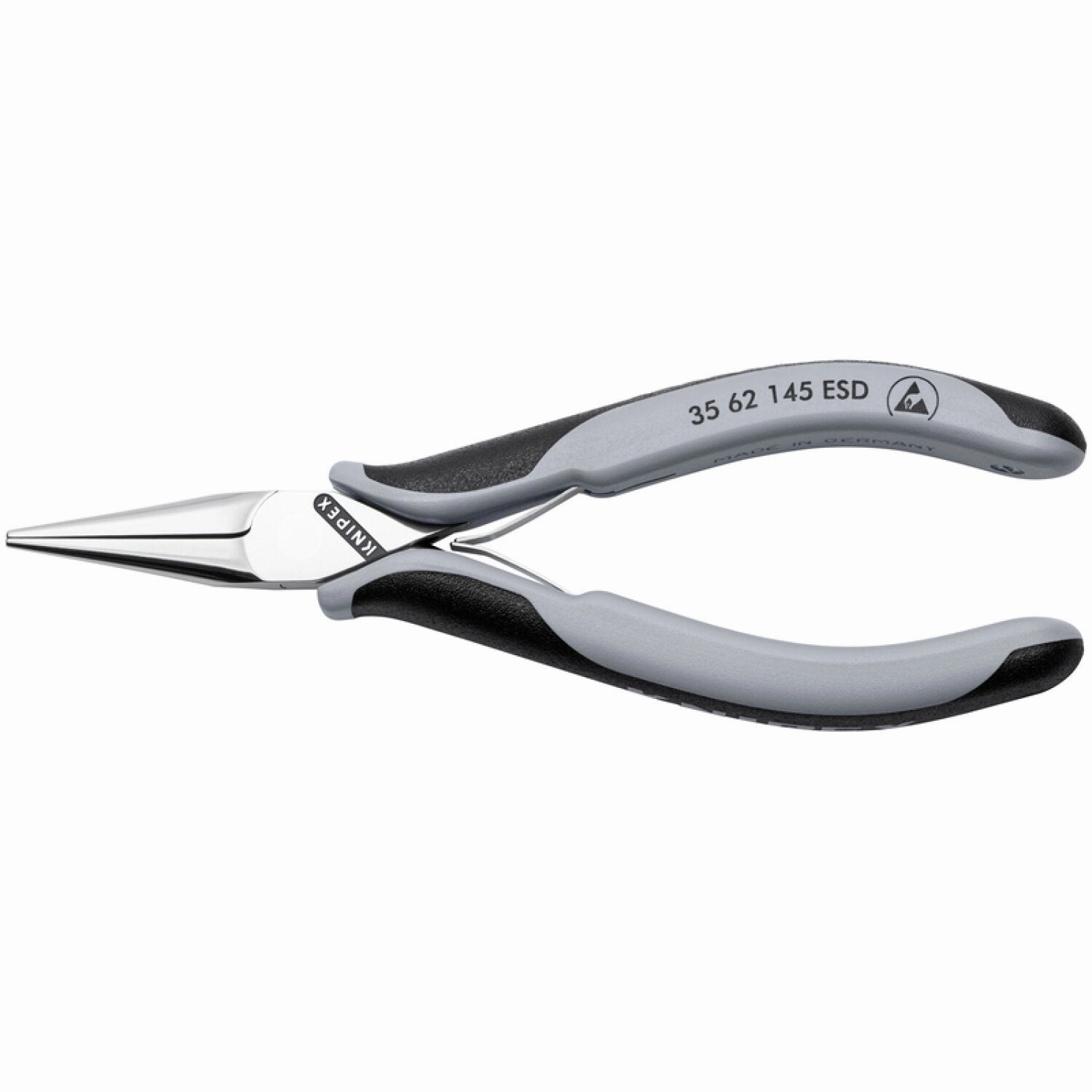 Knipex 35 62 145 ESD 5 3/4" Electronics Pliers-Half Round Tips, ESD Handles