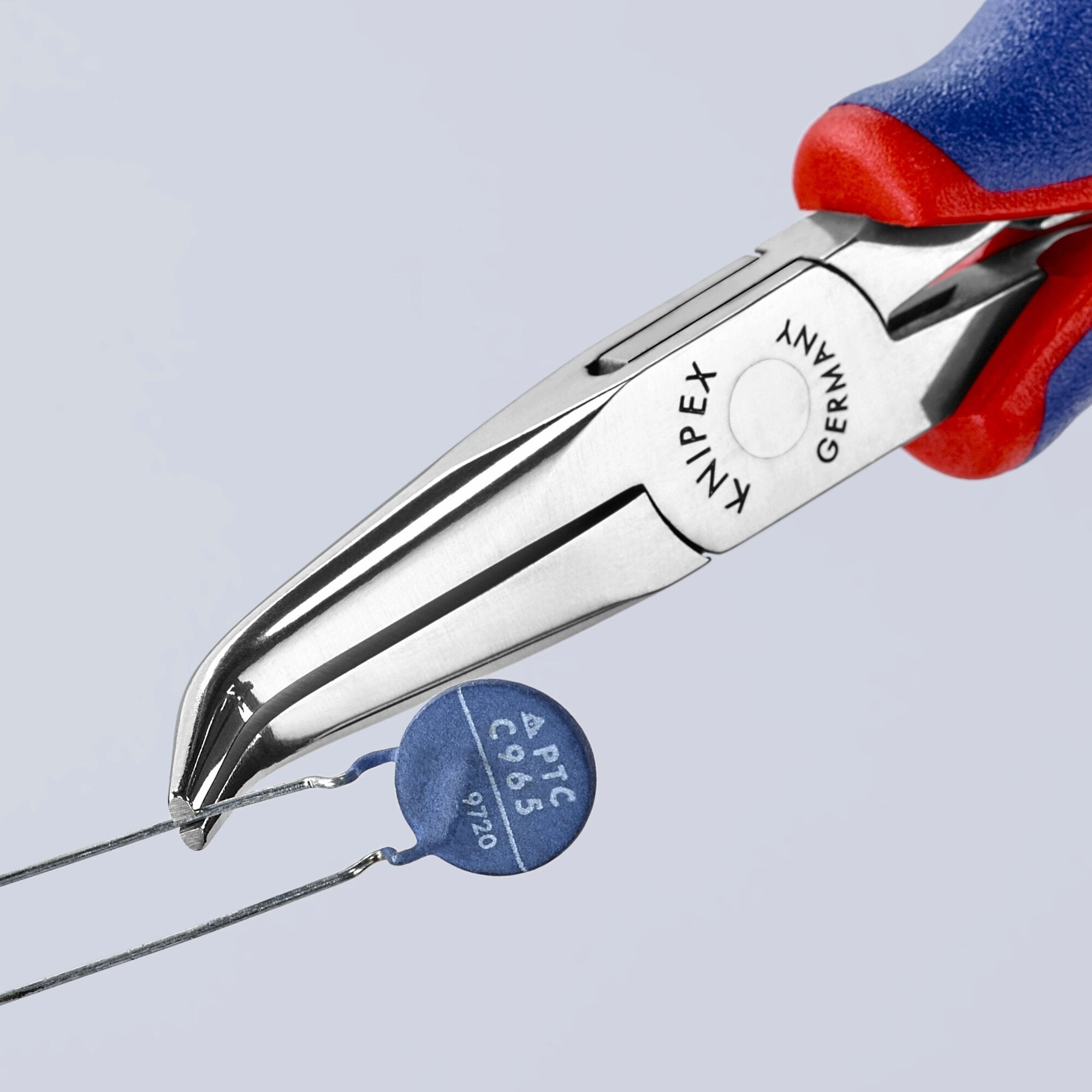 Knipex 35 82 145 5 3/4" Electronics 45 Angled Pliers-Half Round Tips