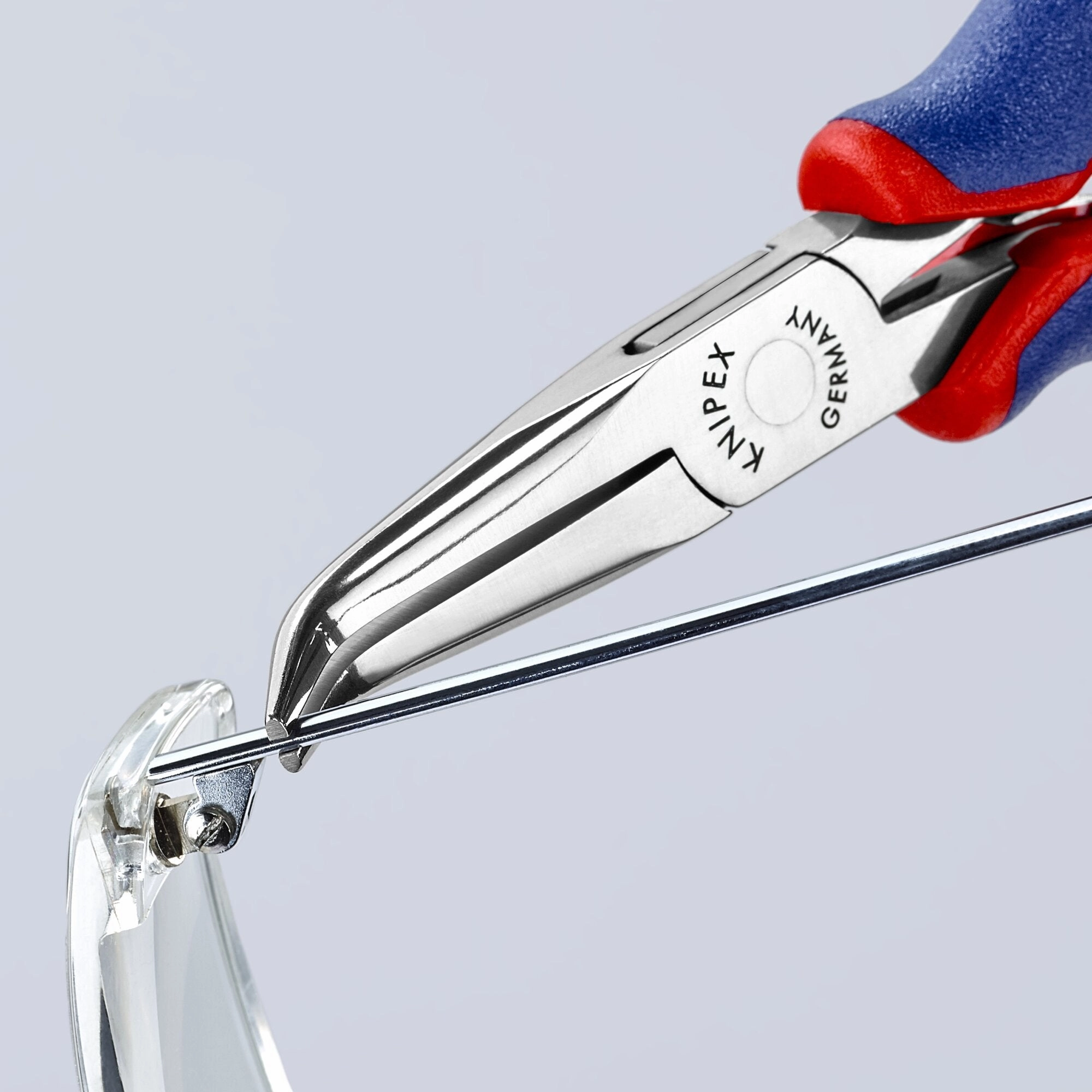 Knipex 35 82 145 5 3/4" Electronics 45 Angled Pliers-Half Round Tips