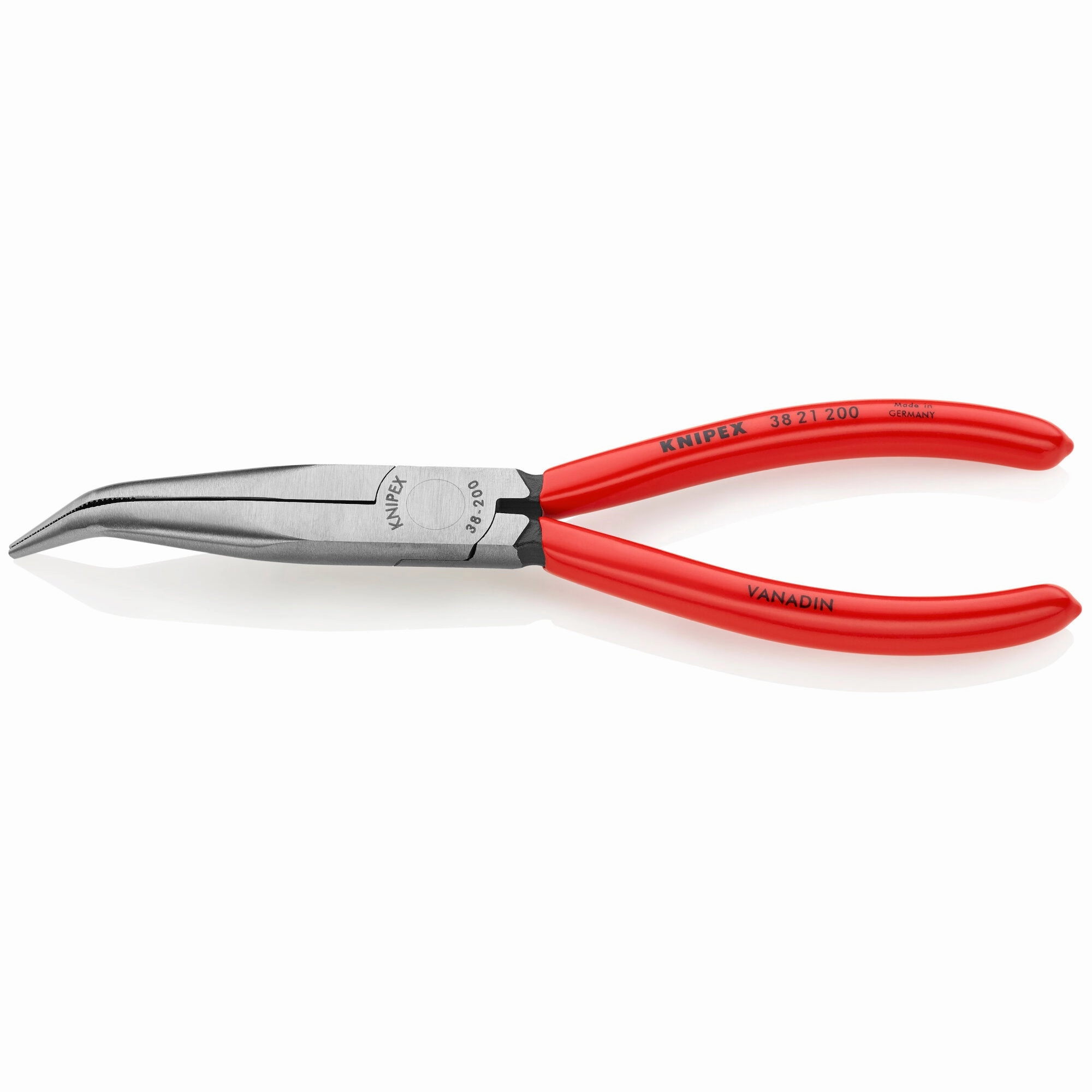 Knipex 38 21 200 8" Long Nose 40 Angled Pliers without Cutter
