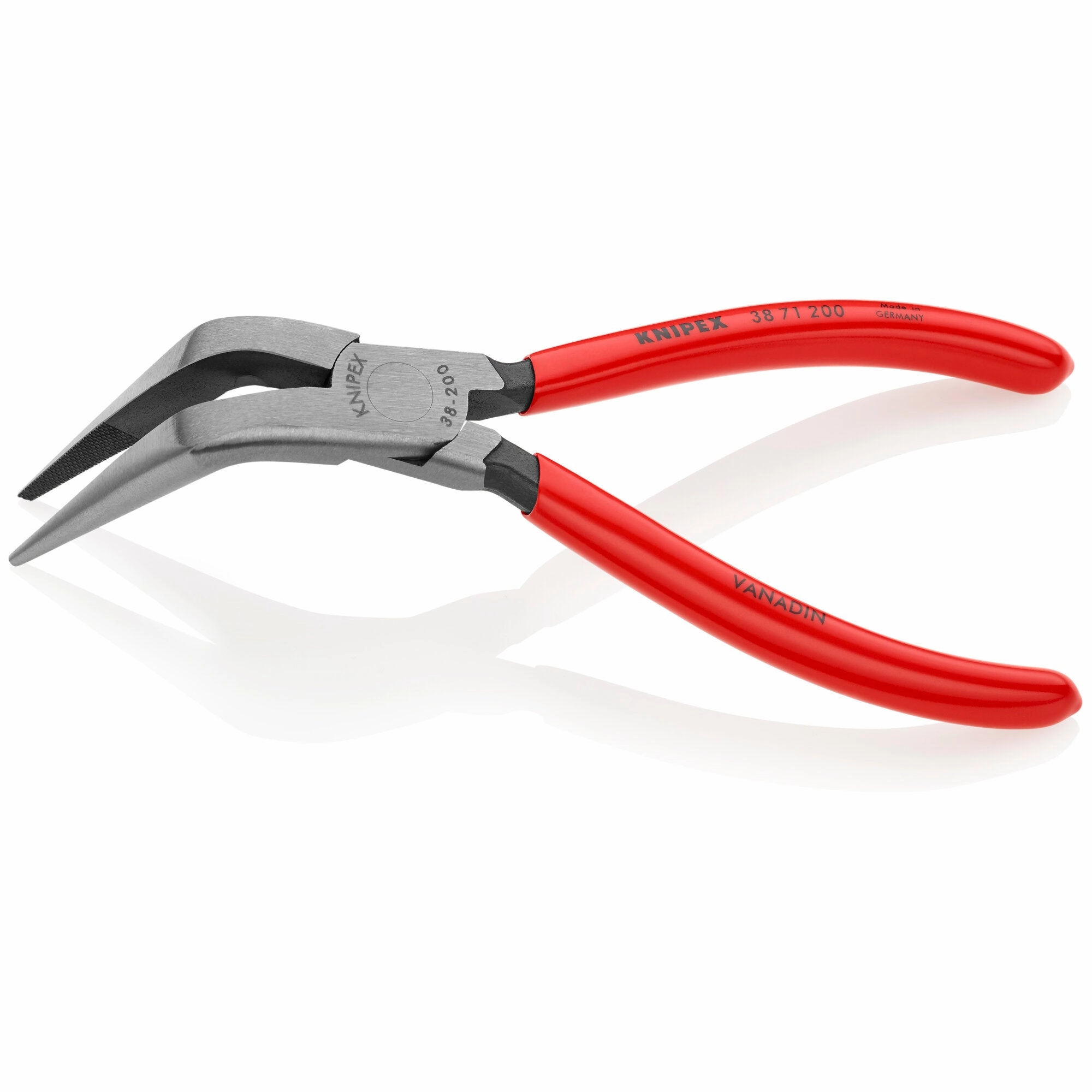 Knipex 38 71 200 8" Long Nose 70 Angled Pliers without Cutter