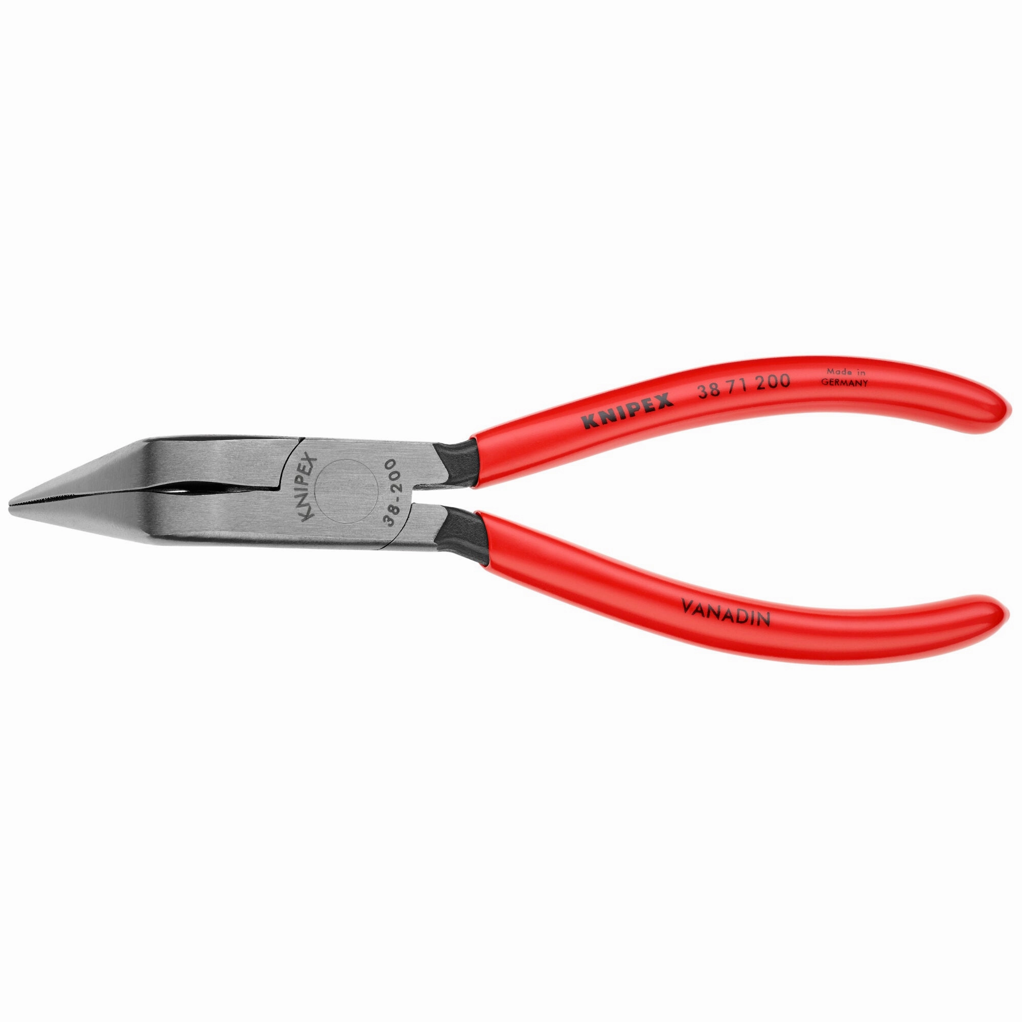 Knipex 38 71 200 8" Long Nose 70 Angled Pliers without Cutter