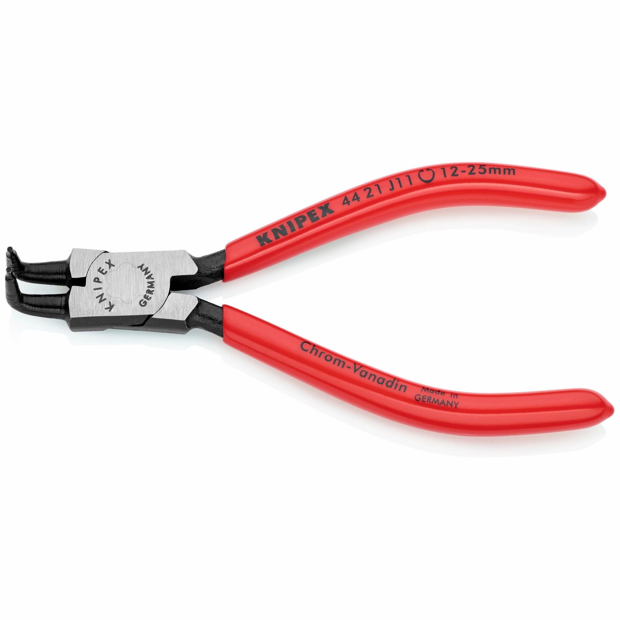 Knipex 44 21 J11 SBA 5 1/8" Internal 90 Angled Snap Ring Pliers-Forged Tips