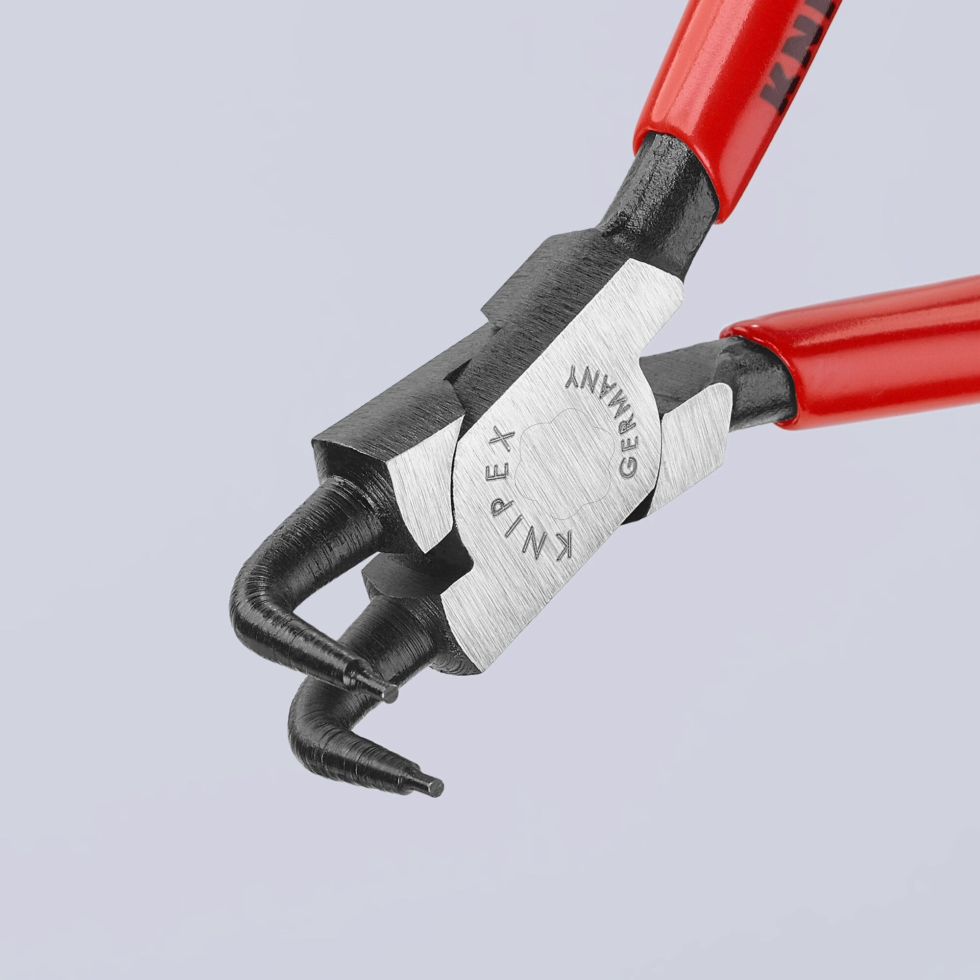 Knipex 44 21 J11 SBA 5 1/8" Internal 90 Angled Snap Ring Pliers-Forged Tips