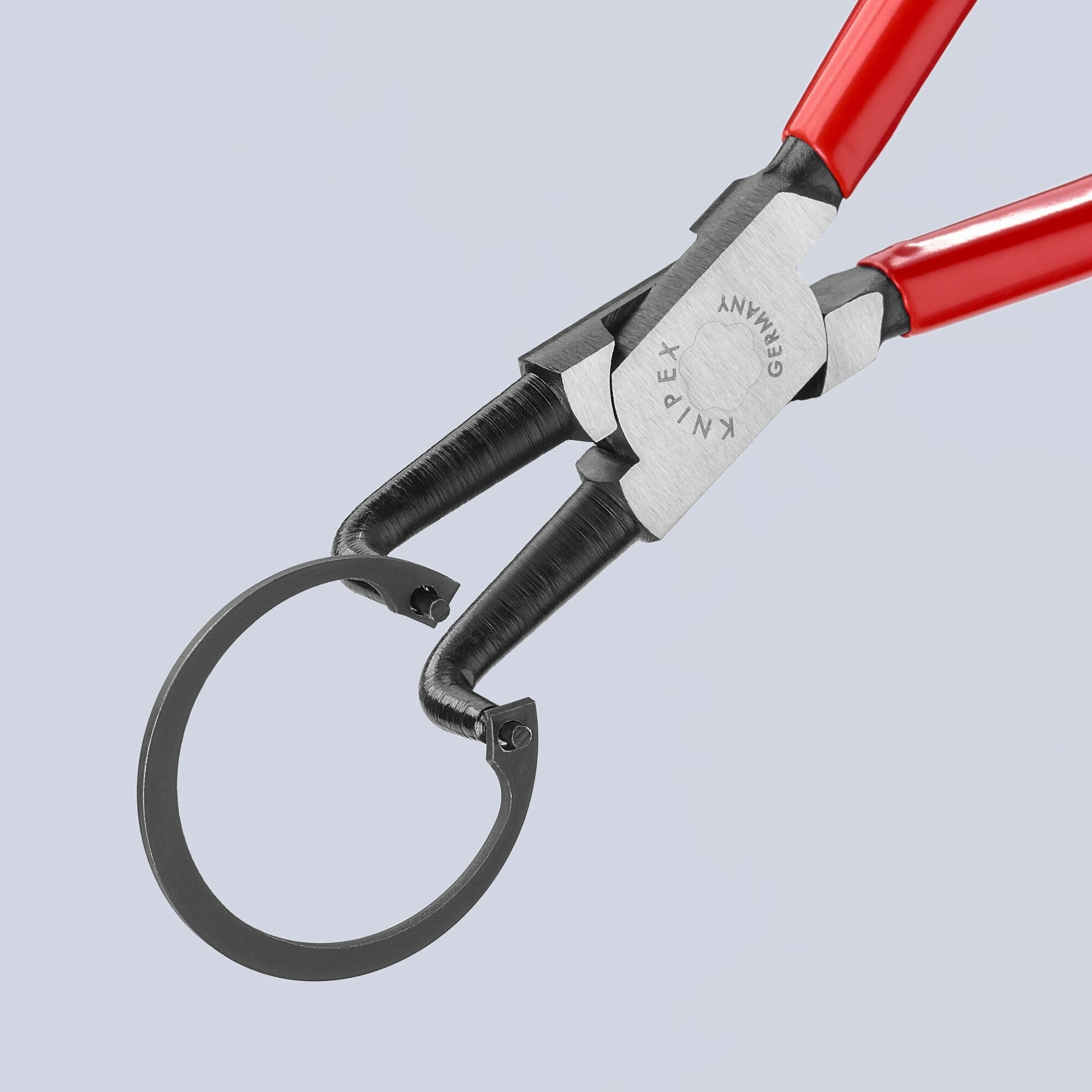 Knipex 44 21 J31 SBA 8 1/2" Internal 90 Angled Snap Ring Pliers-Forged Tips