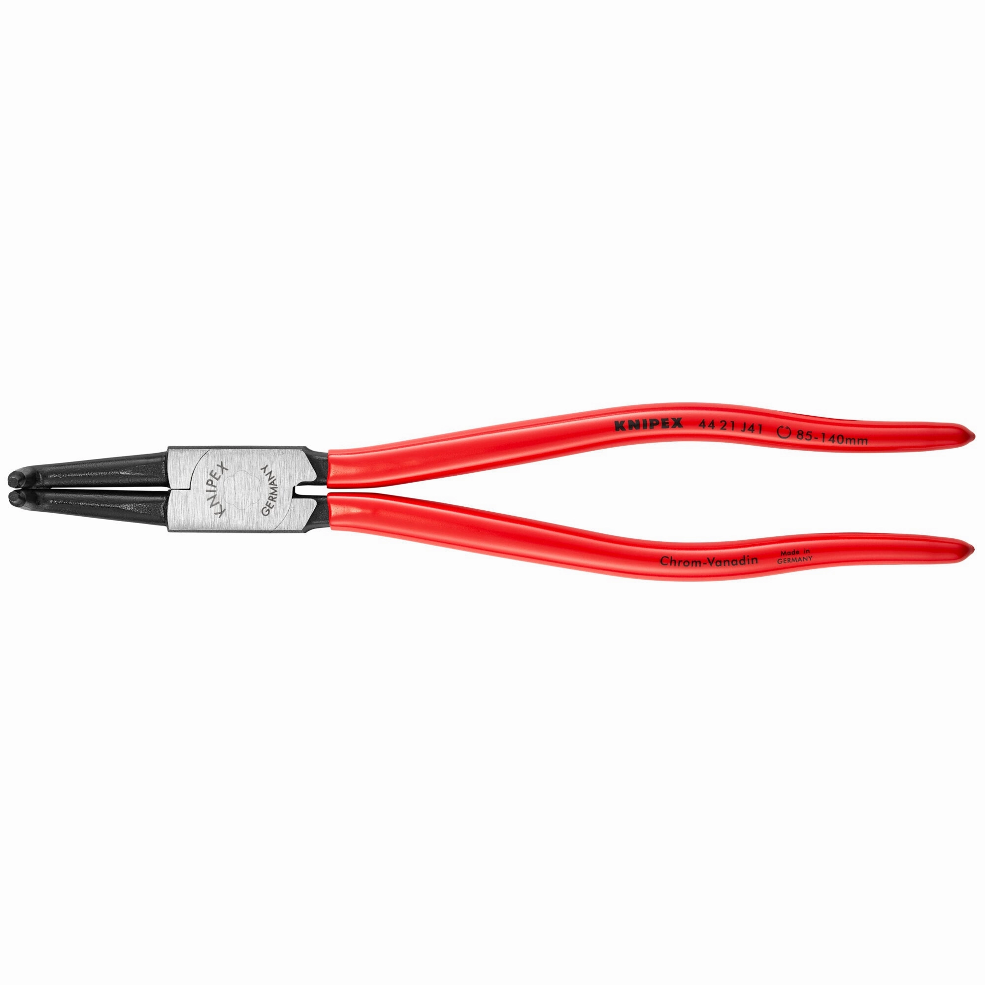 Knipex 44 21 J41 11 3/4" Internal 90 Angled Snap Ring Pliers-Forged Tips