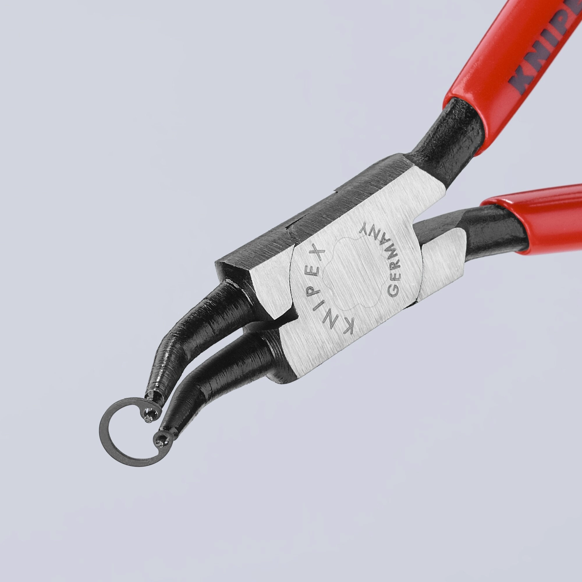 Knipex 44 31 J02 5 1/2" Internal 45 Angled Snap Ring Pliers-Forged Tips