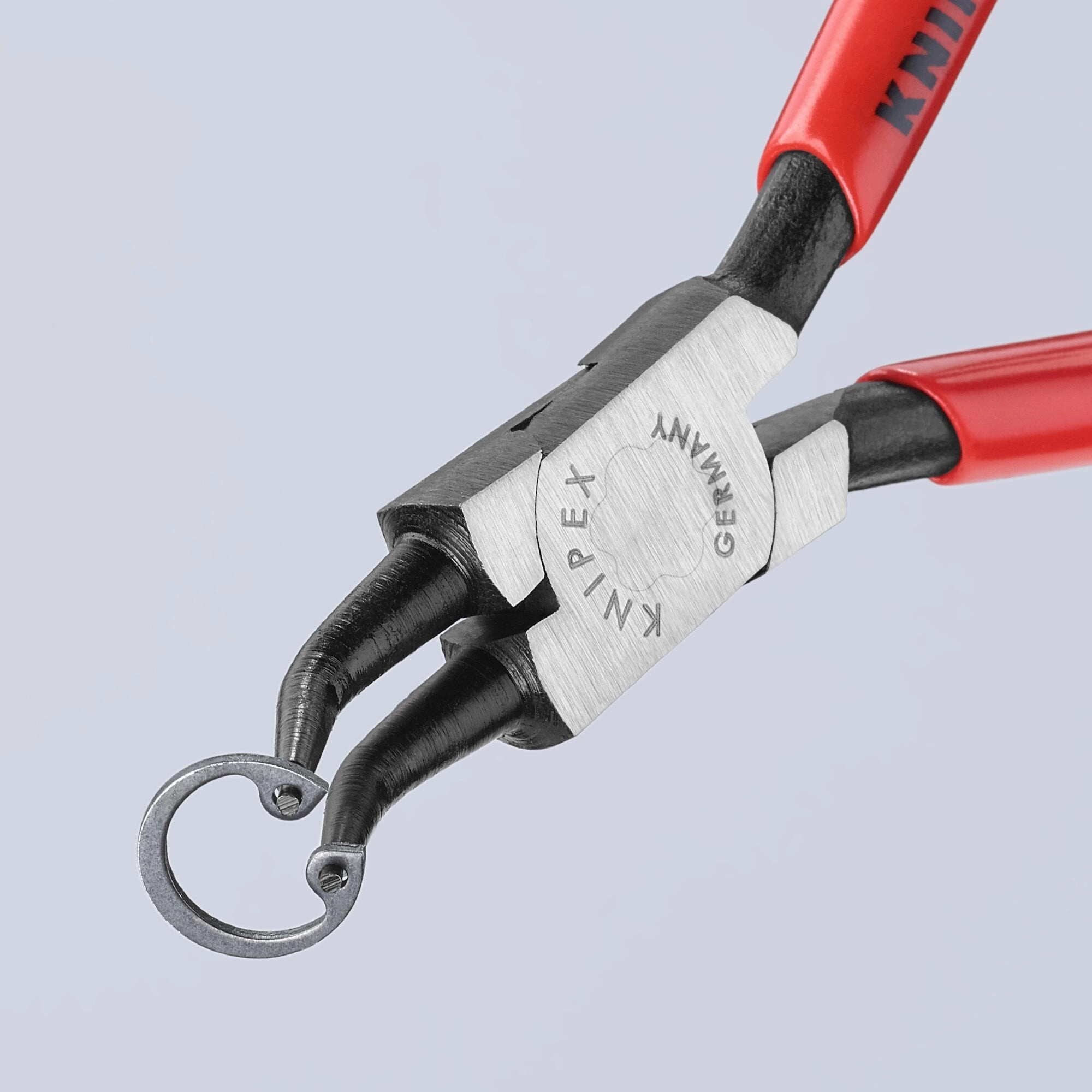 Knipex 44 31 J12 SBA 5 1/2" Internal 45 Angled Snap Ring Pliers-Forged Tips