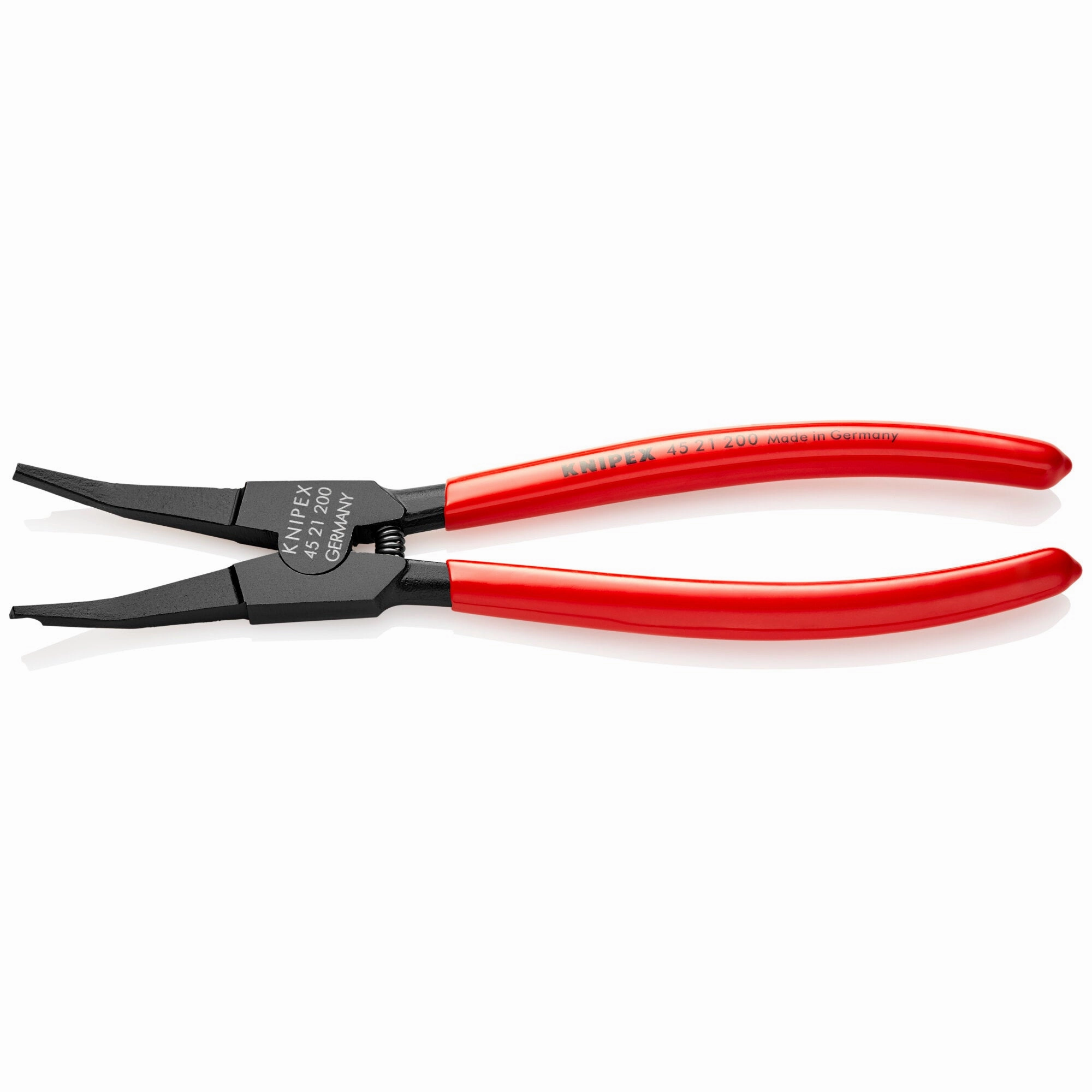 Knipex 45 21 200 8" Angled Retaining Ring Pliers for Retaining Rings on Shafts
