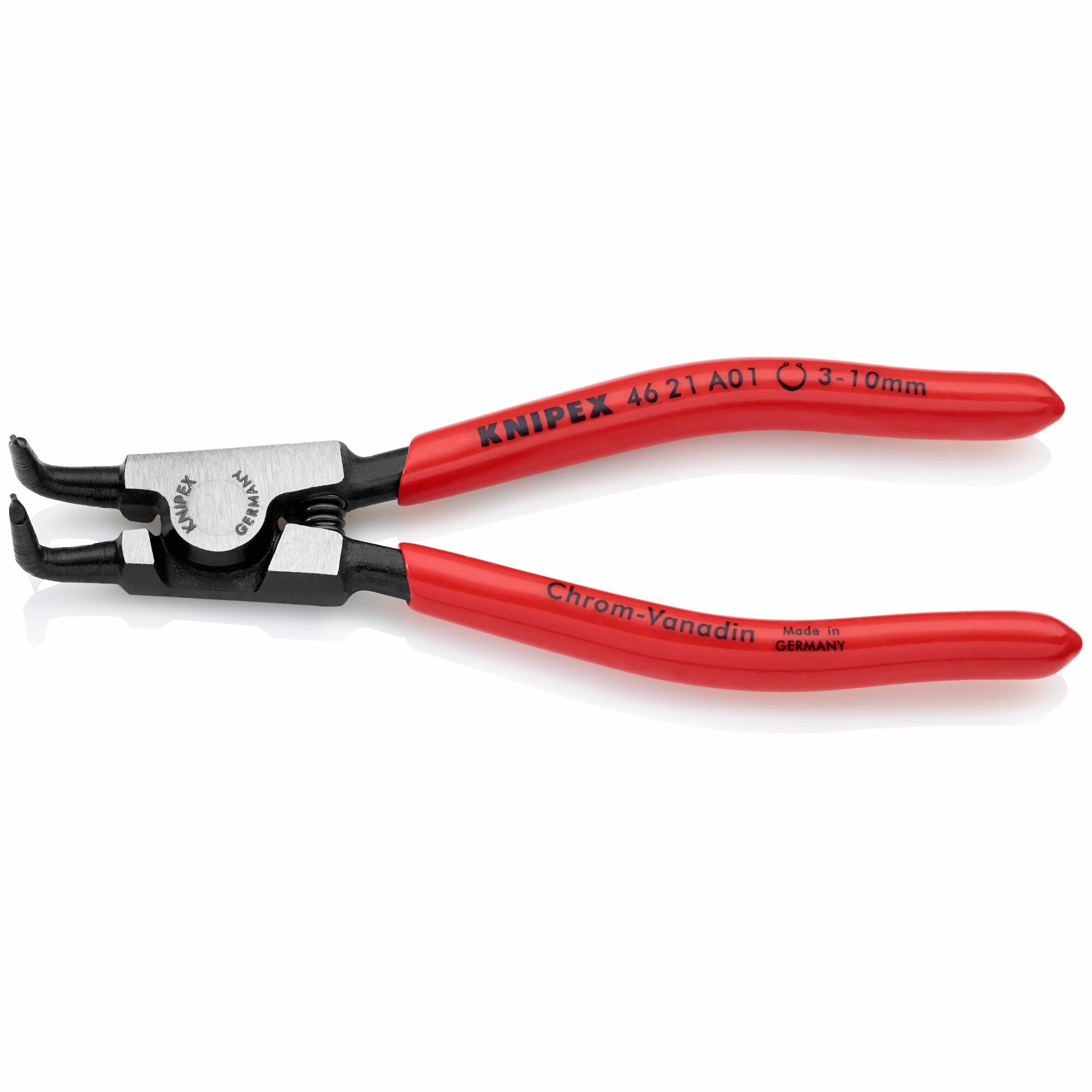 Knipex 46 21 A01 5" External 90 Angled Snap Ring Pliers-Forged Tips