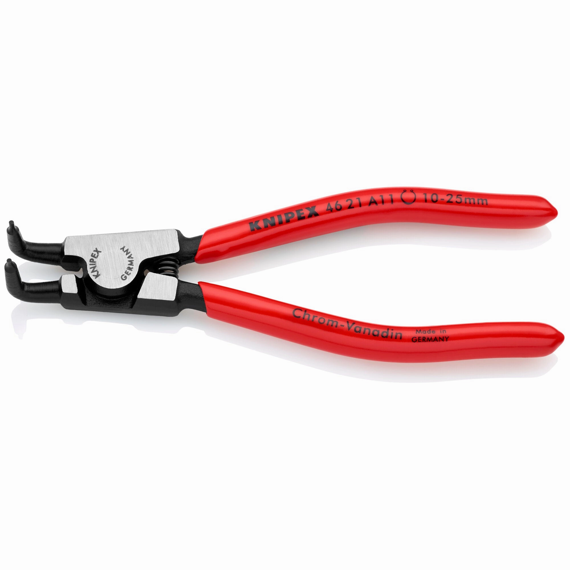 Knipex 46 21 A11 5" External 90 Angled Snap Ring Pliers-Forged Tips