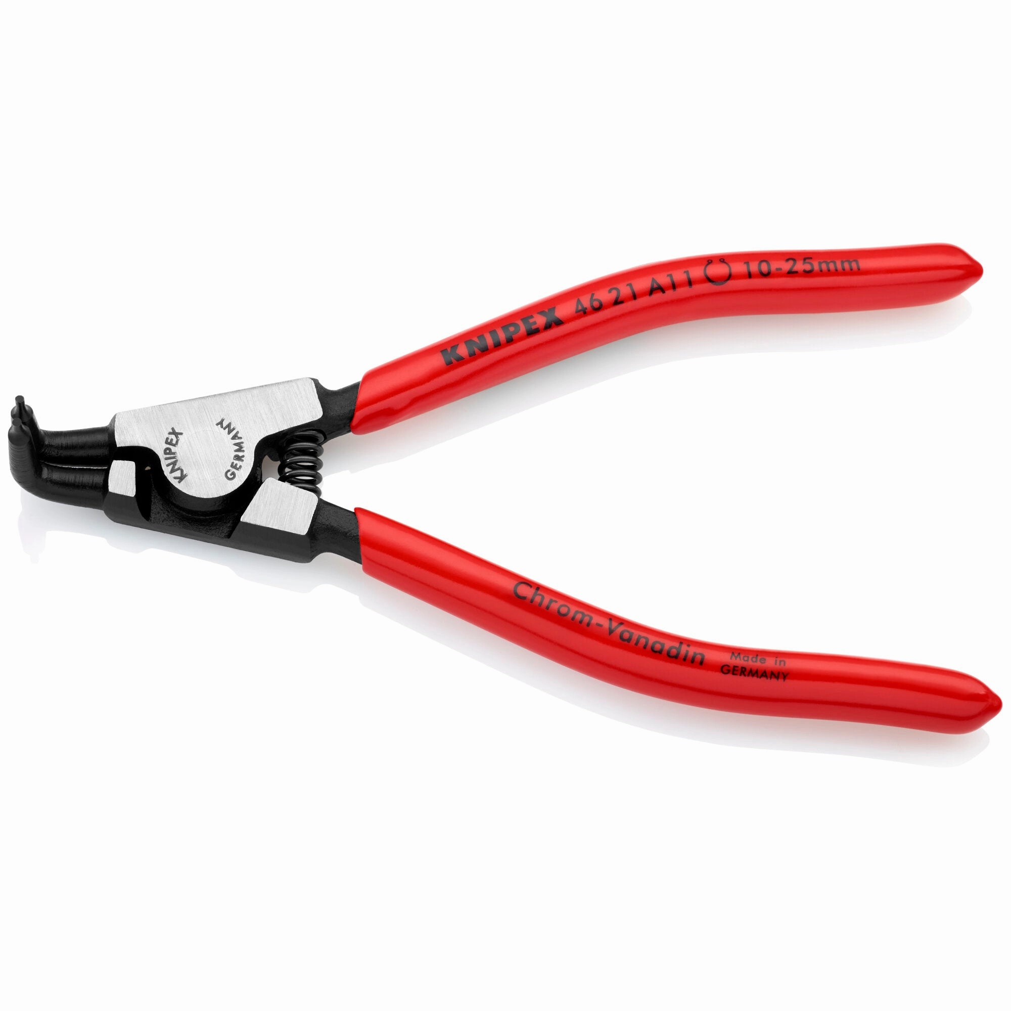 Knipex 46 21 A11 5" External 90 Angled Snap Ring Pliers-Forged Tips