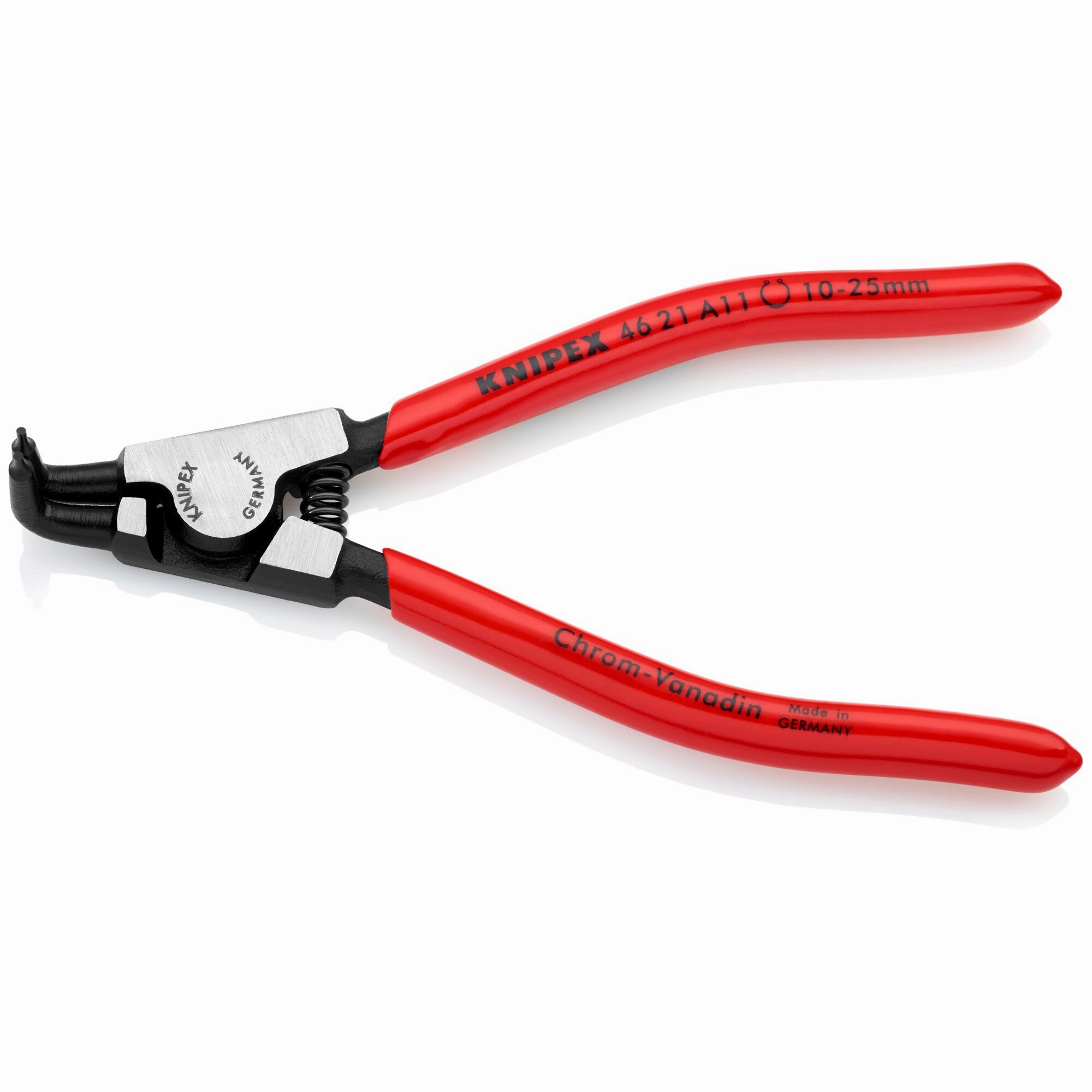 Knipex 46 21 A11 SBA 5" External 90 Angled Snap Ring Pliers-Forged Tips