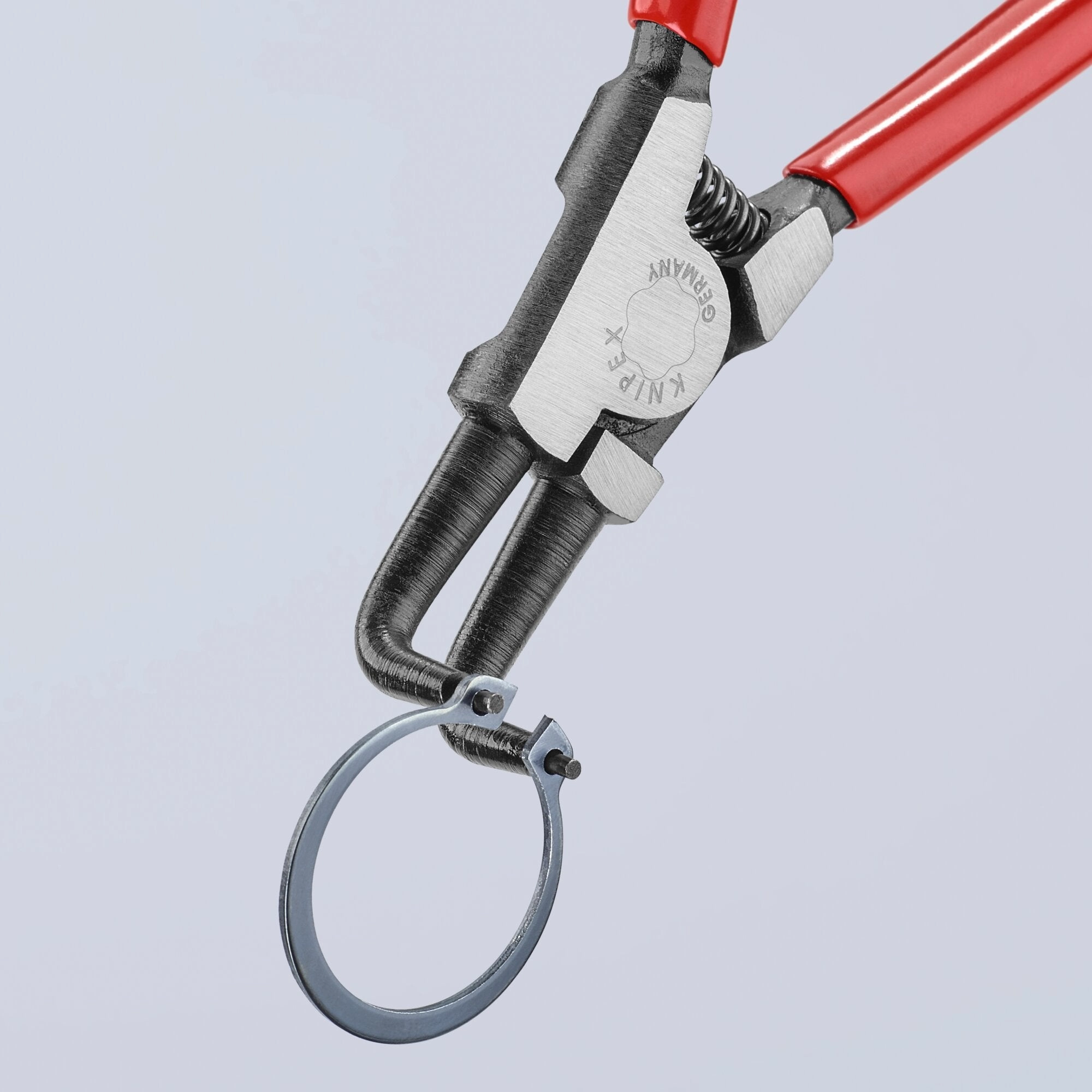 Knipex 46 21 A21 6 3/4" External 90 Angled Snap Ring Pliers-Forged Tips