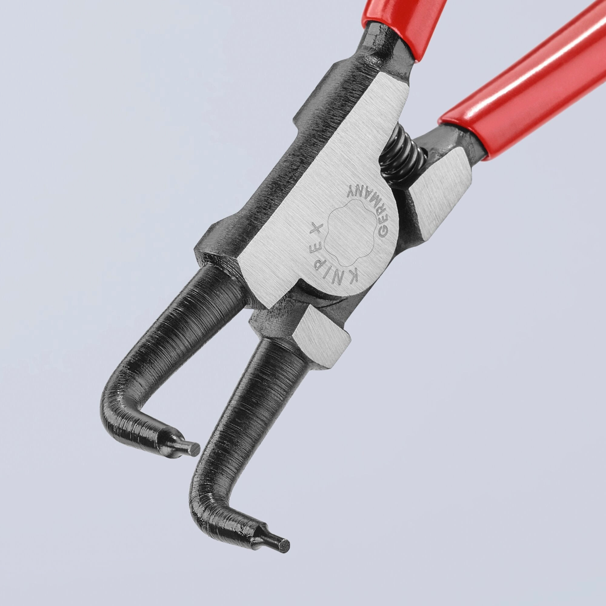 Knipex 46 21 A21 SBA 6 3/4" External 90 Angled Snap Ring Pliers-Forged Tips