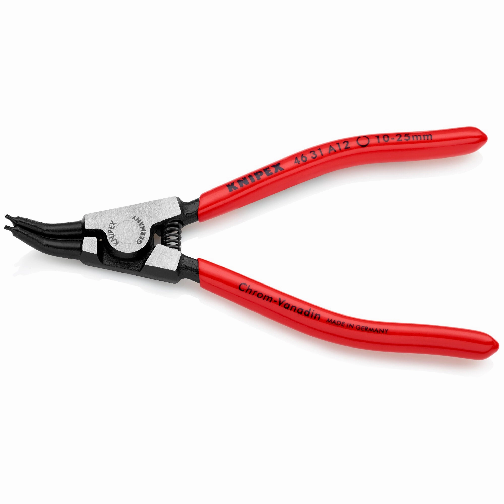Knipex 46 31 A12 5 1/2" External 45 Angled Snap Ring Pliers-Forged Tips