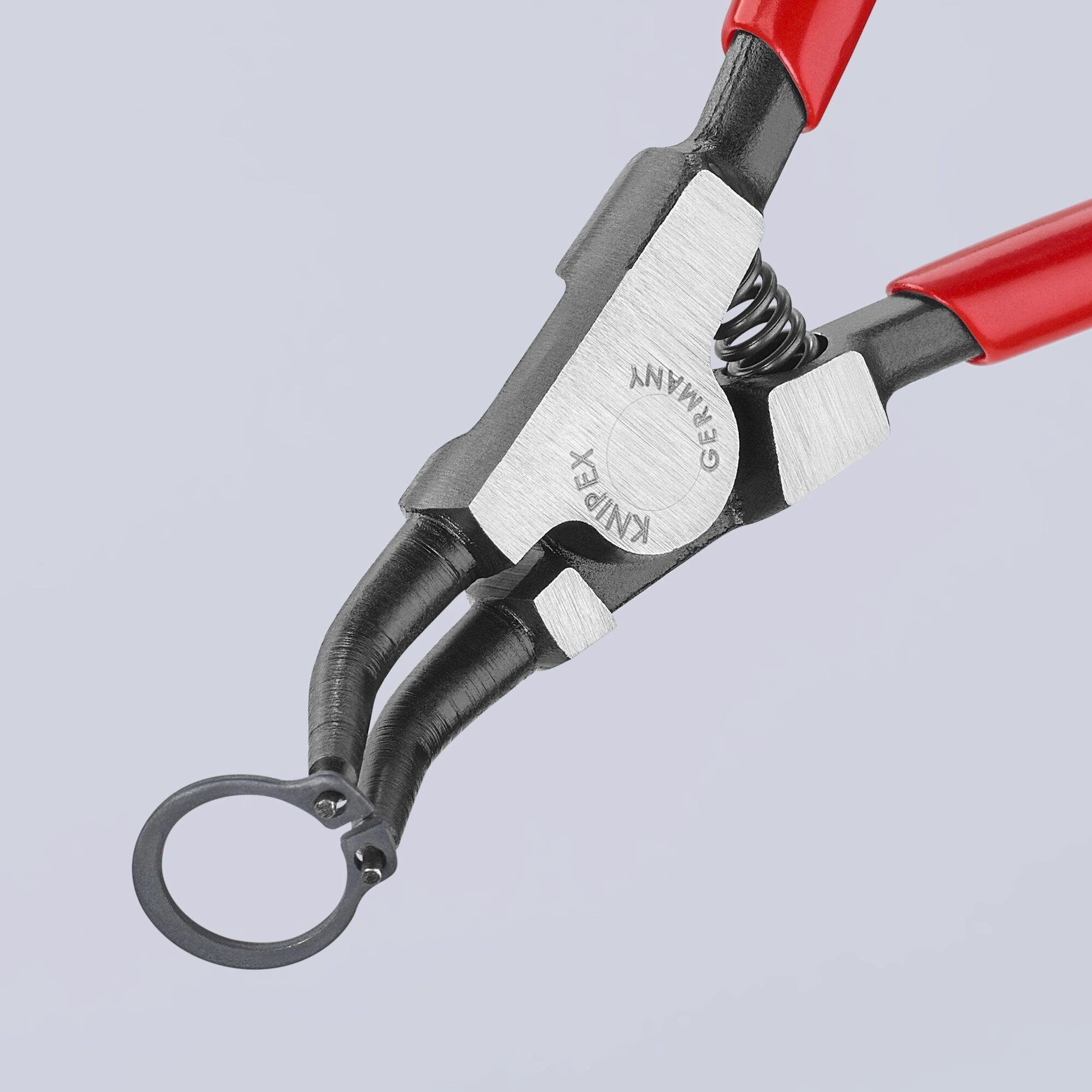Knipex 46 31 A12 SBA 5 1/2" External 45 Angled Snap Ring Pliers-Forged Tips