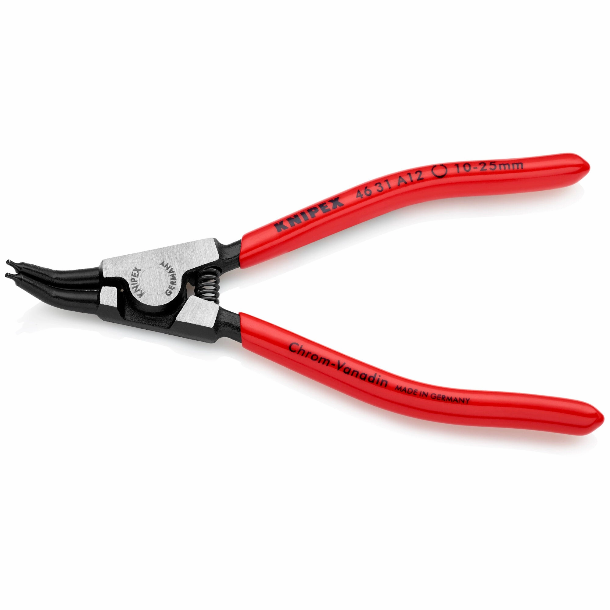 Knipex 46 31 A12 SBA 5 1/2" External 45 Angled Snap Ring Pliers-Forged Tips