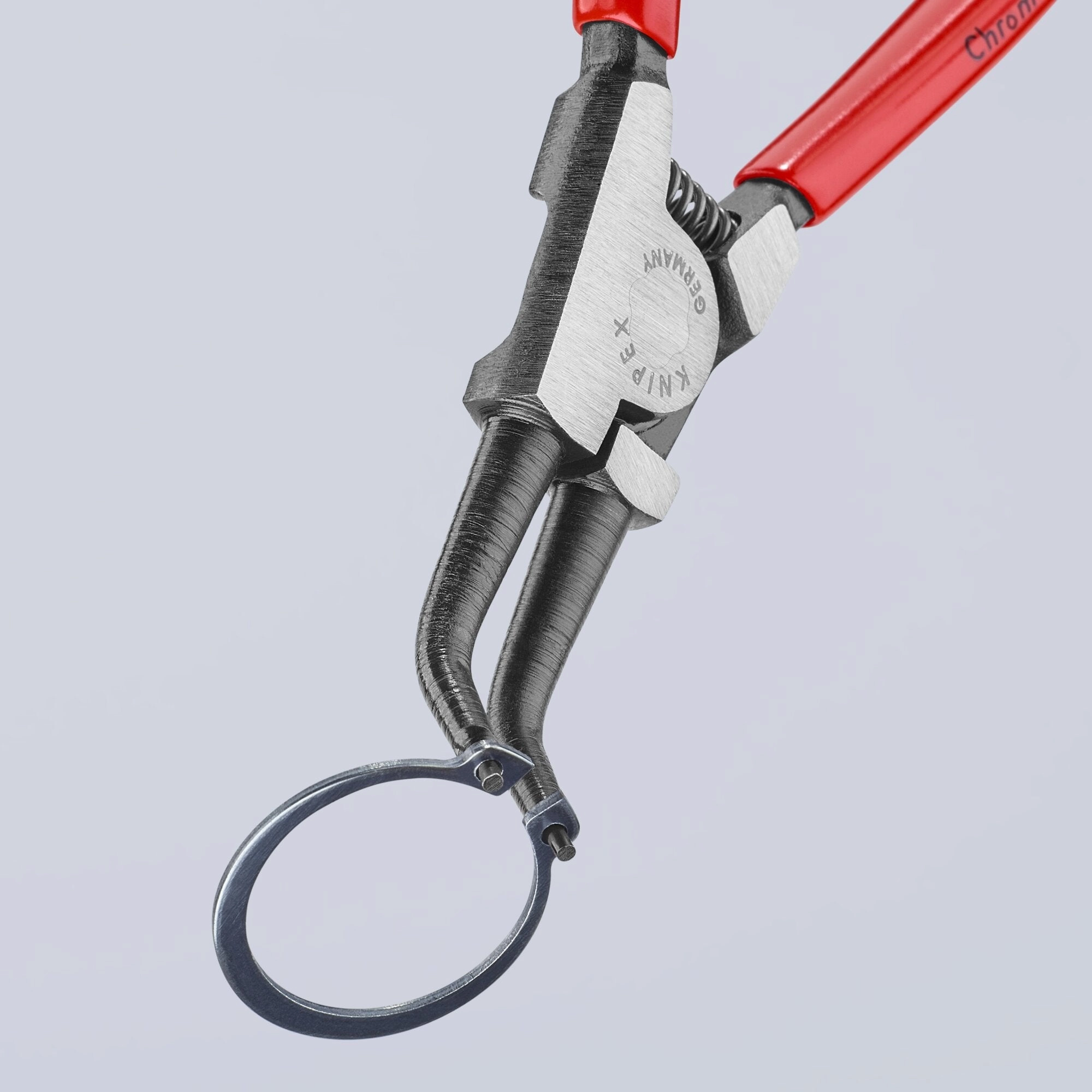 Knipex 46 31 A22 7 1/4" External 45 Angled Snap Ring Pliers-Forged Tips