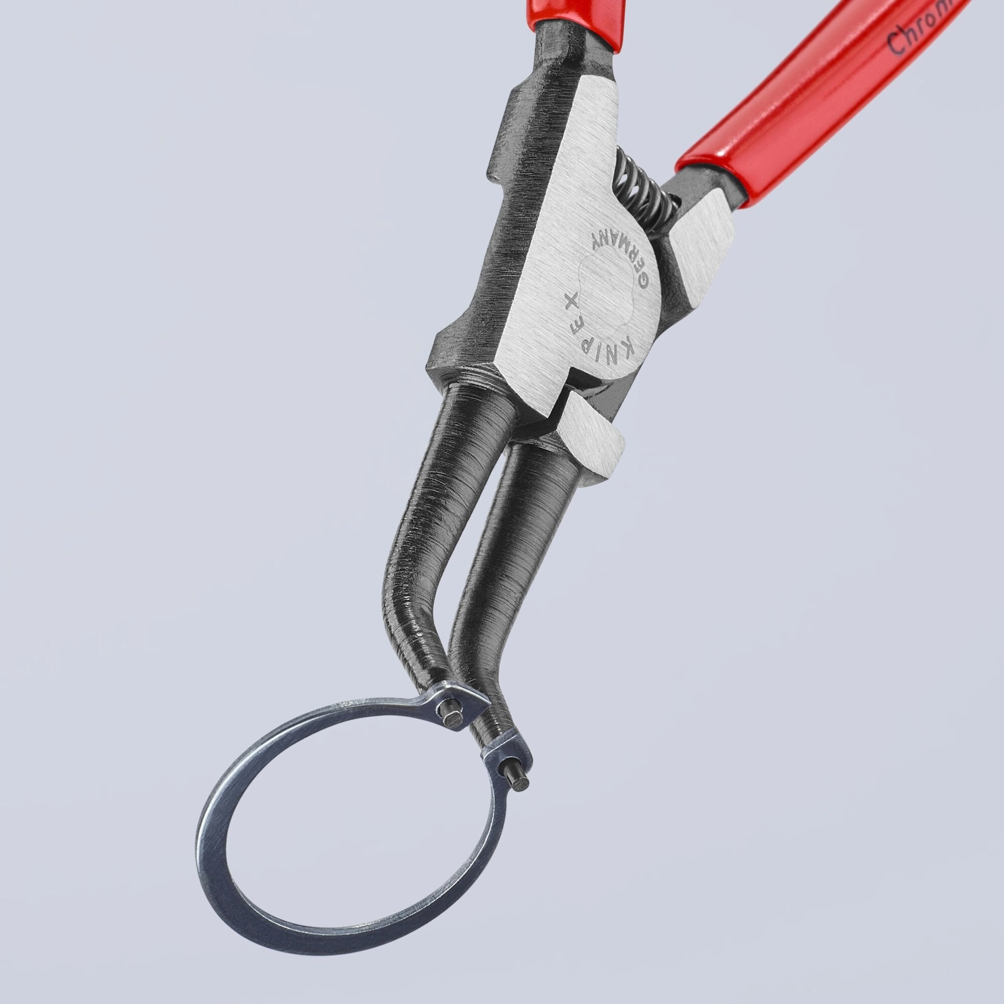Knipex 46 31 A22 SBA 7 1/4" External 45 Angled Snap Ring Pliers-Forged Tips