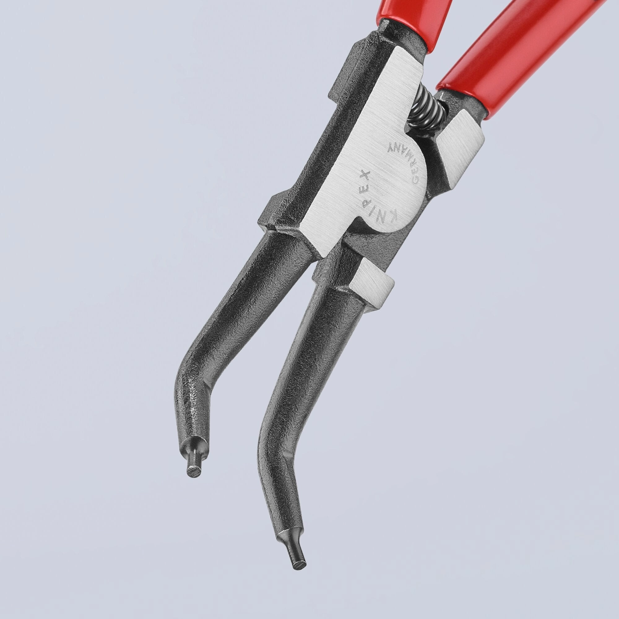 Knipex 46 31 A32 8 1/4" External 45 Angled Snap Ring Pliers-Forged Tips